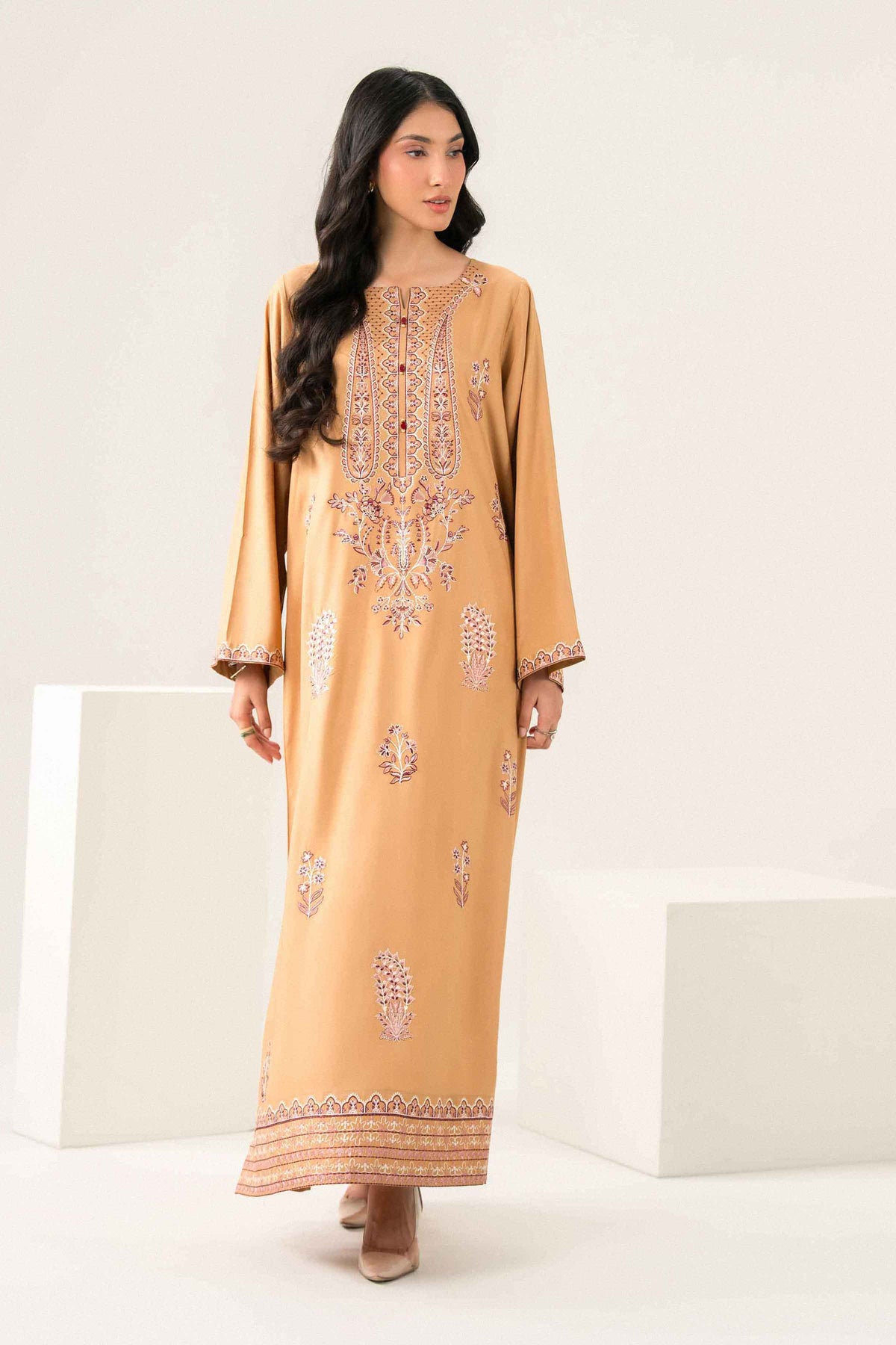 Embroidered Jalabiya - ST1SE-JALA26WV2-2 for Women -  Pret Collection | Nishat UAE | Shop Online