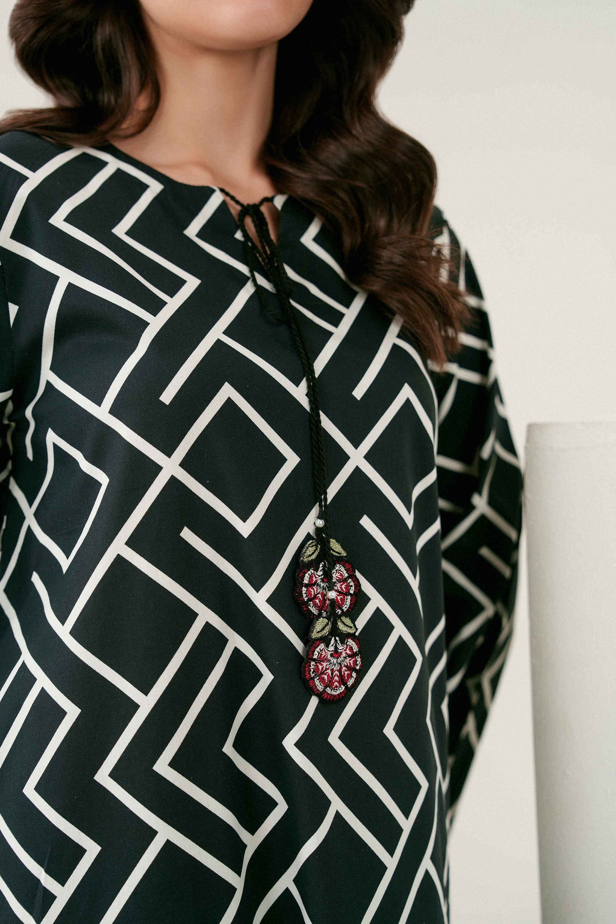 Printed Shirt - ST1SE-PRET26WV1-2 for Women - Pret Collection | Nishat UAE | Shop Online