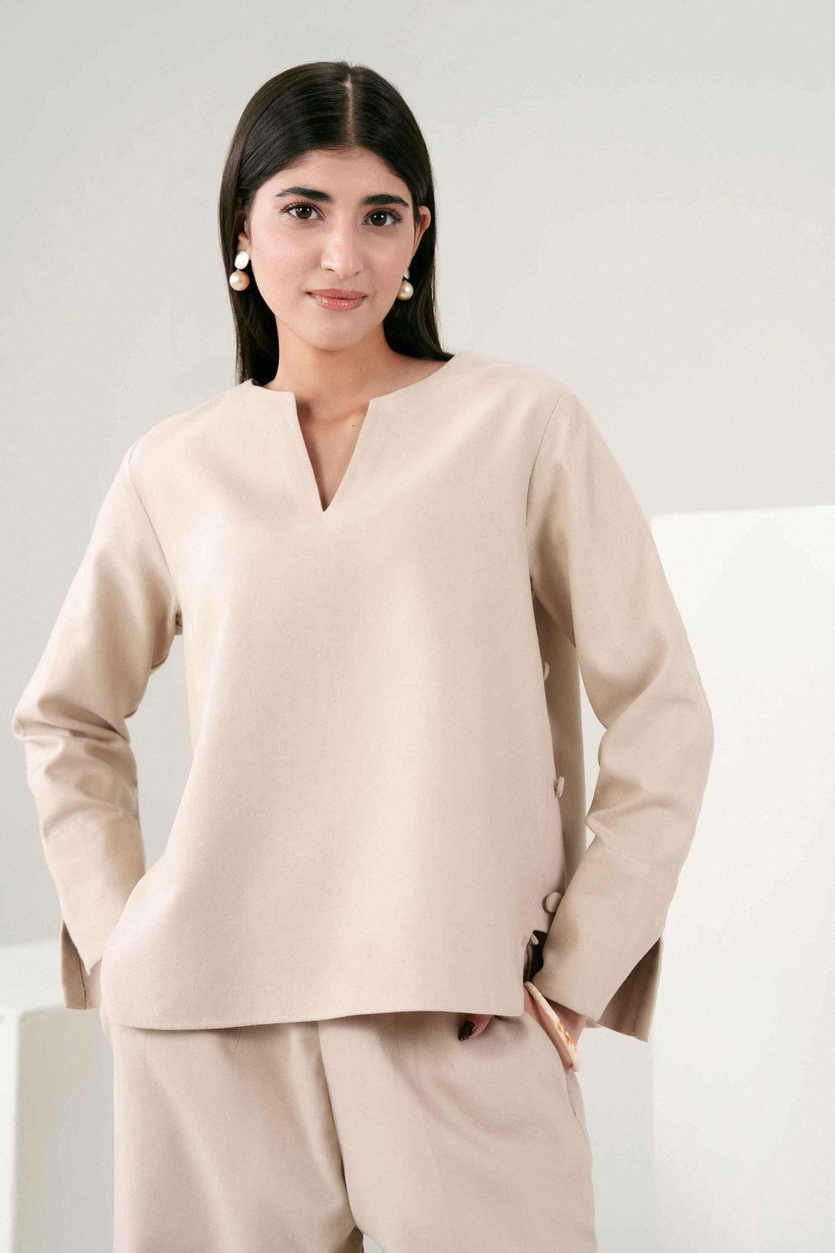 Brown 2-Piece Solid Suit in Yarn Dyed ready-to-wear