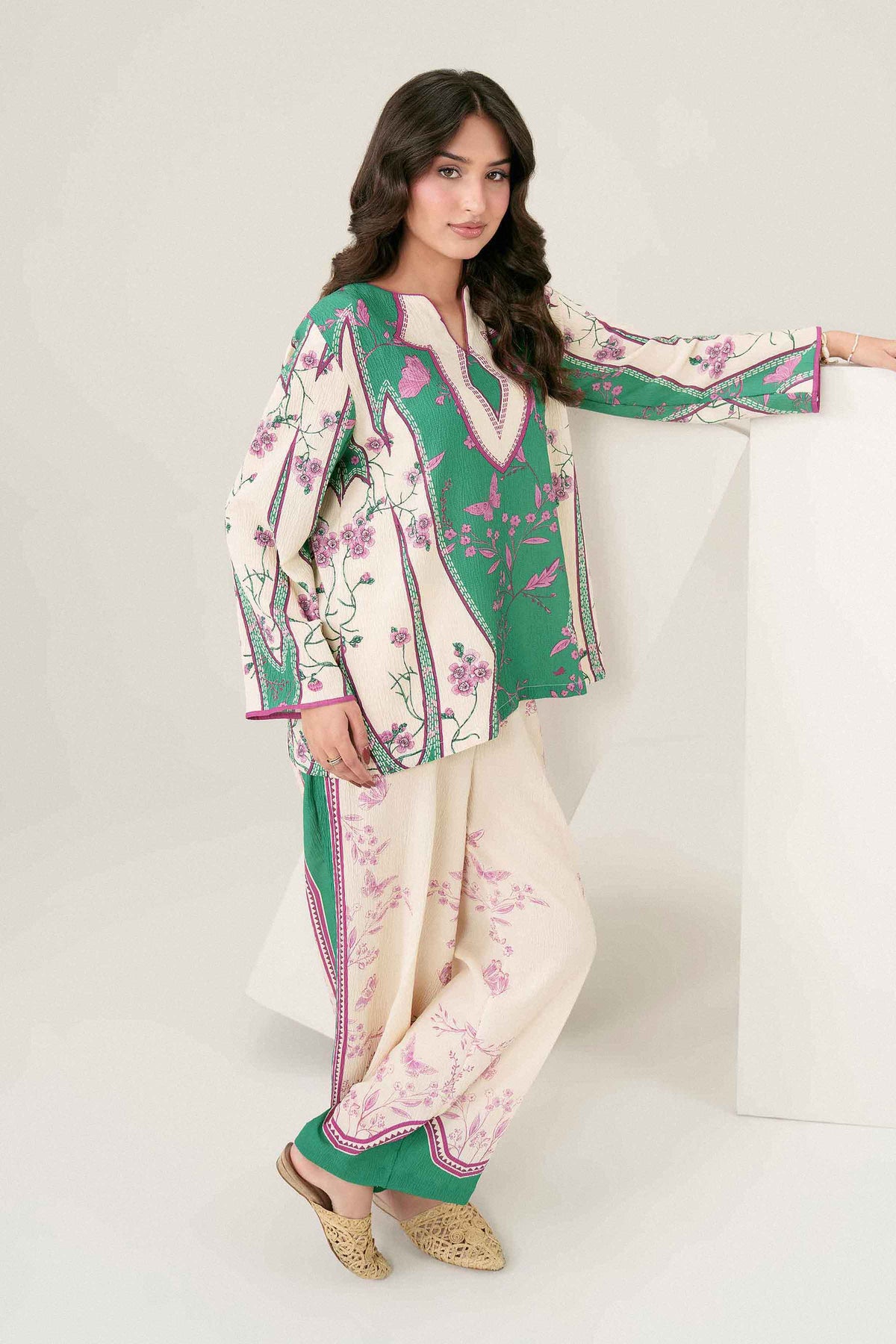 2 Piece - Printed Suit - ST2JS-AURA26WV1-6 for Women - Pret Collection | Nishat UAE | Shop Online