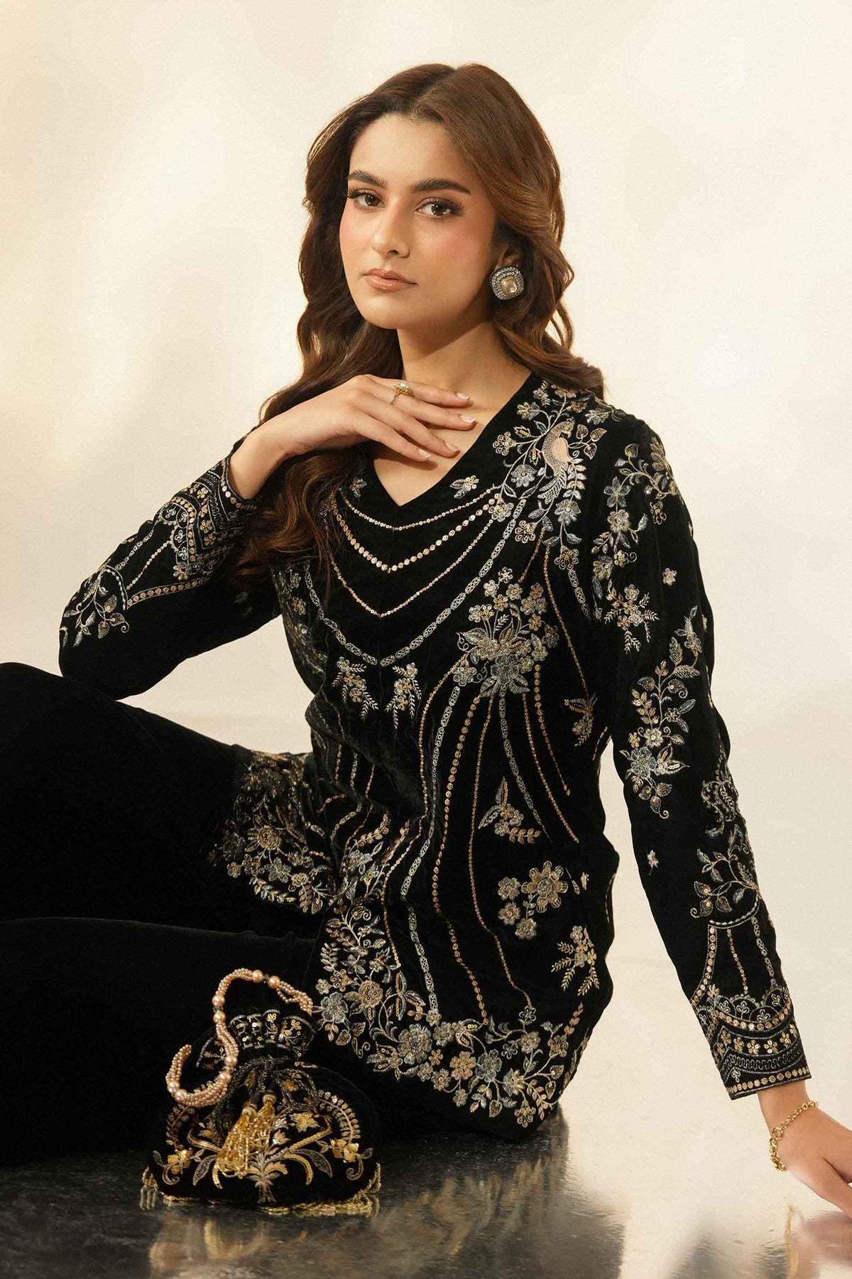 2 Piece - Embroidered Suit - ST2JTE-LUXE26WV1-2 for, - Pret Collection | Nishat | Shop Online 