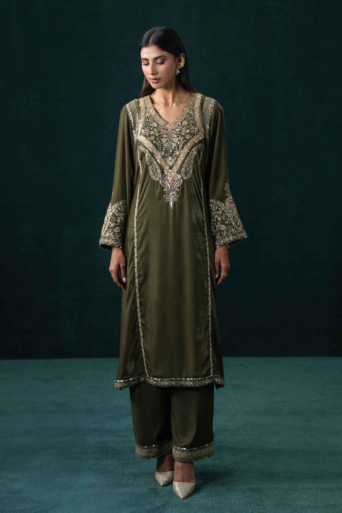 2 Piece - Embroidered Suit - ST2PE-BOUT26WV1-12