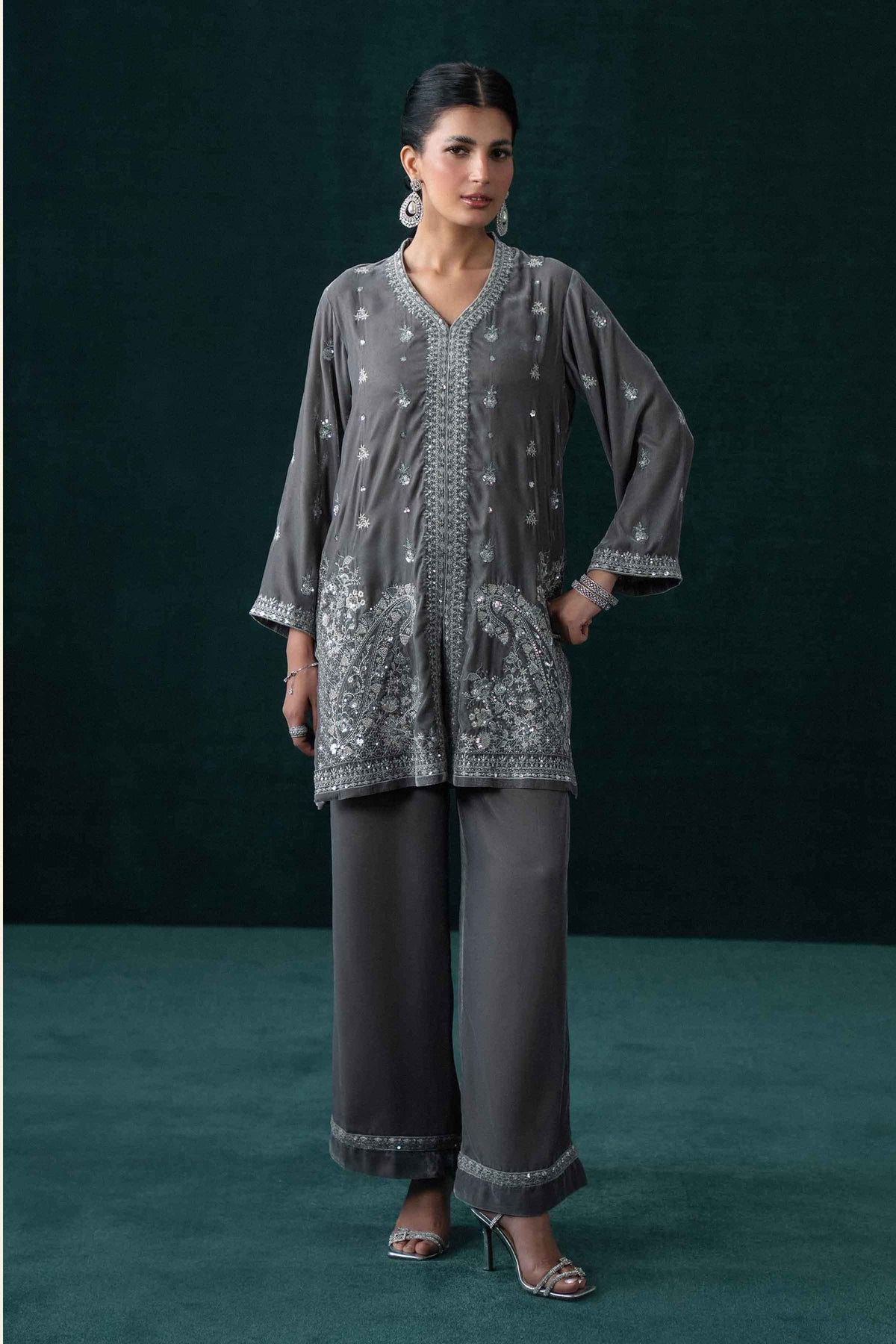 2 Piece - Embroidered Suit - ST2PE-BOUT26WV1-14