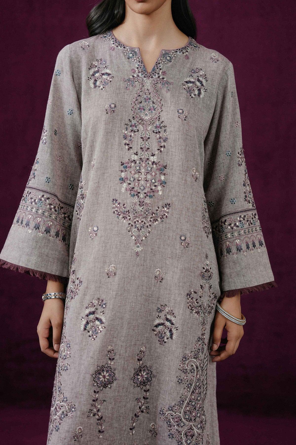 2 PIECE - EMBROIDERED SUIT - ST2PE-BOUT26WV2-15 for Women - Boutique Collection | Nishat UAE | Shop Online 