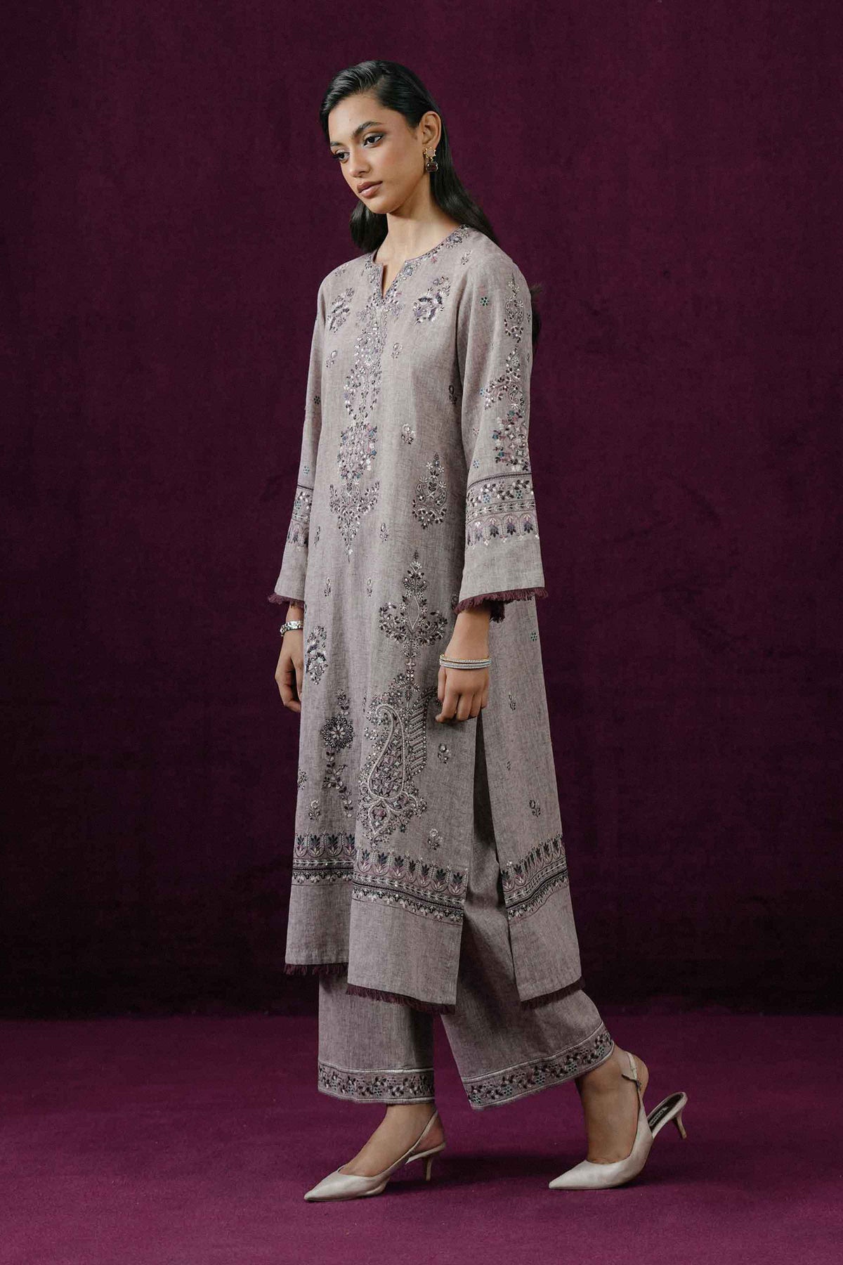 2 PIECE - EMBROIDERED SUIT - ST2PE-BOUT26WV2-15 for Women - Boutique Collection | Nishat UAE | Shop Online 