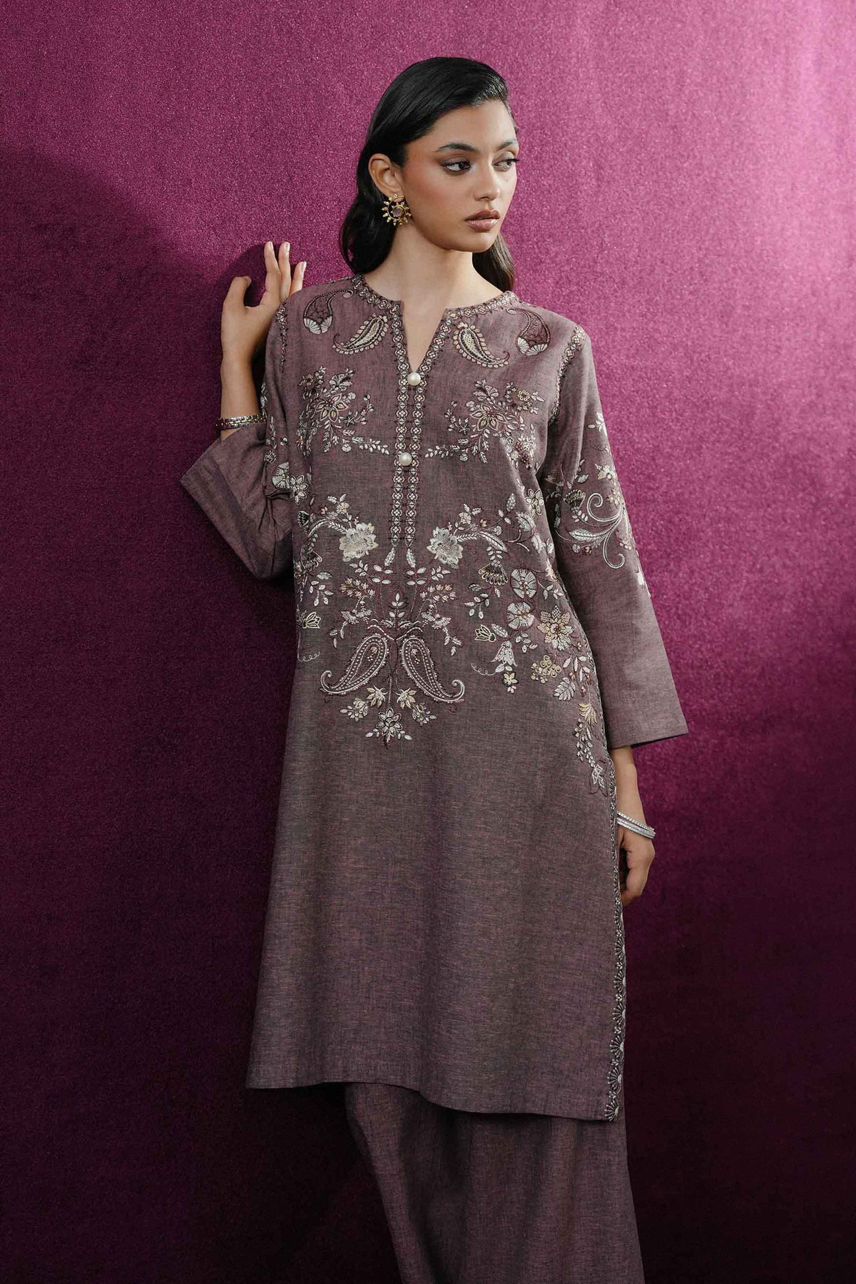 2 PIECE - EMBROIDERED SUIT - ST2PE-BOUT26WV2-17 for Women - Boutique Collection | Nishat UAE | Shop Online 