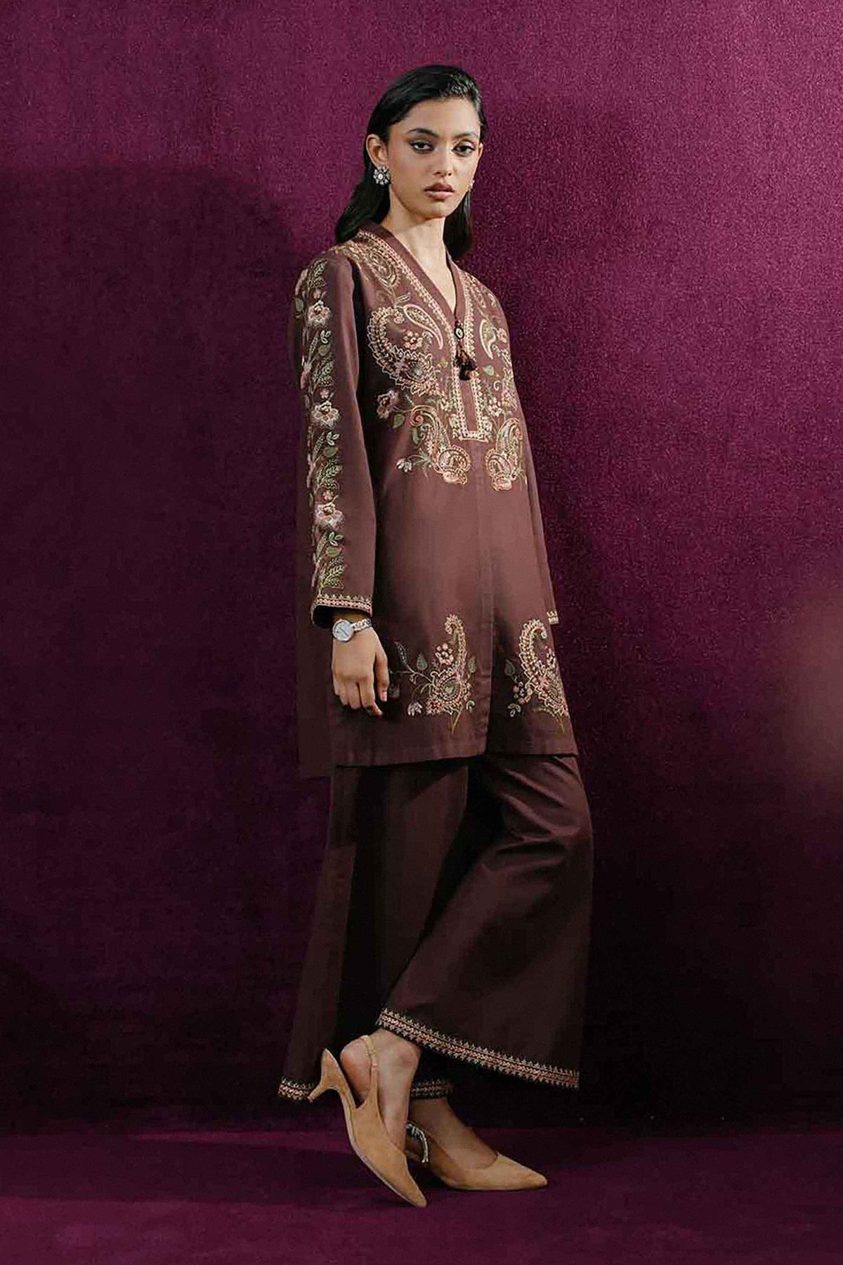 2 PIECE - EMBROIDERED SUIT - ST2PE-BOUT26WV2-23 for Women - Boutique Collection | Nishat UAE | Shop Online 