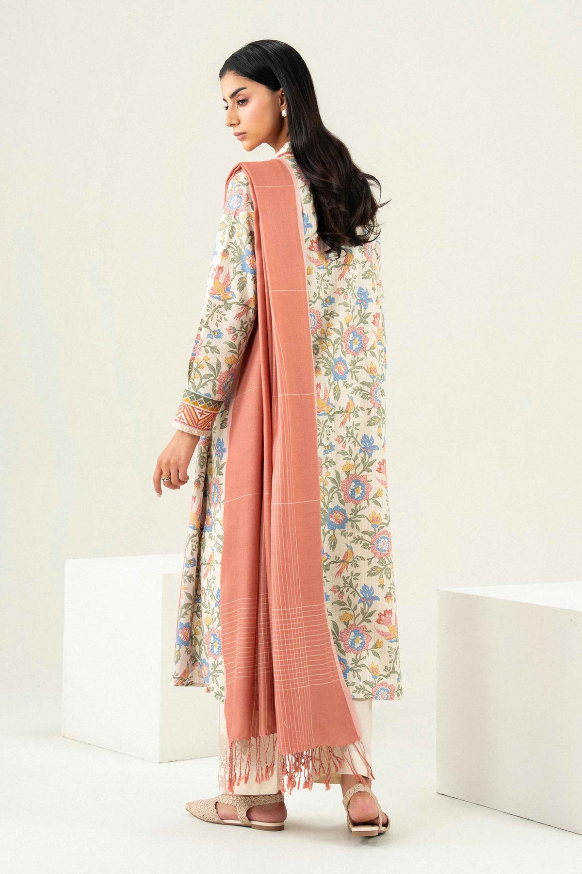 2 Piece - Printed Embroidered Suit - ST2SD-PRET26WV2-5 for, - Pret Collection | Nishat | Shop Online 