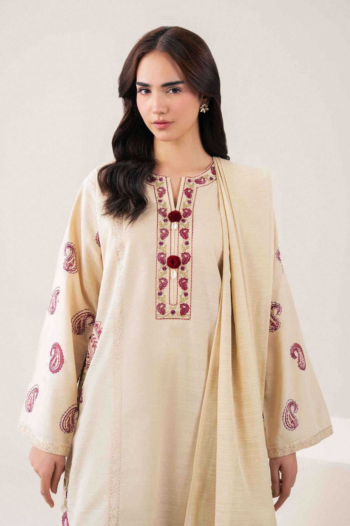 2 Piece - Embroidered Suit - ST2SDE-PRET26WV1-6 for Women - Pret Collection | Nishat UAE | Shop Online