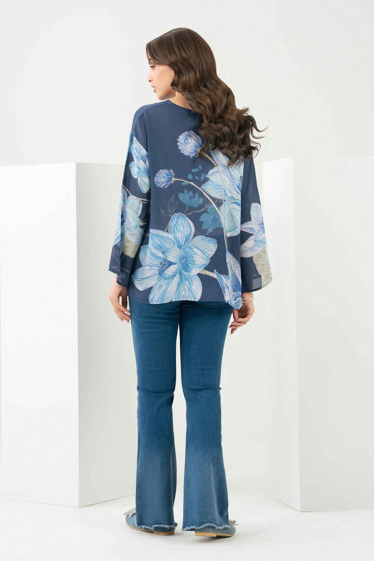 Printed Tunic - ST2STE-AURA26WV2-3 for Women -  Pret Collection | Nishat UAE | Shop Online