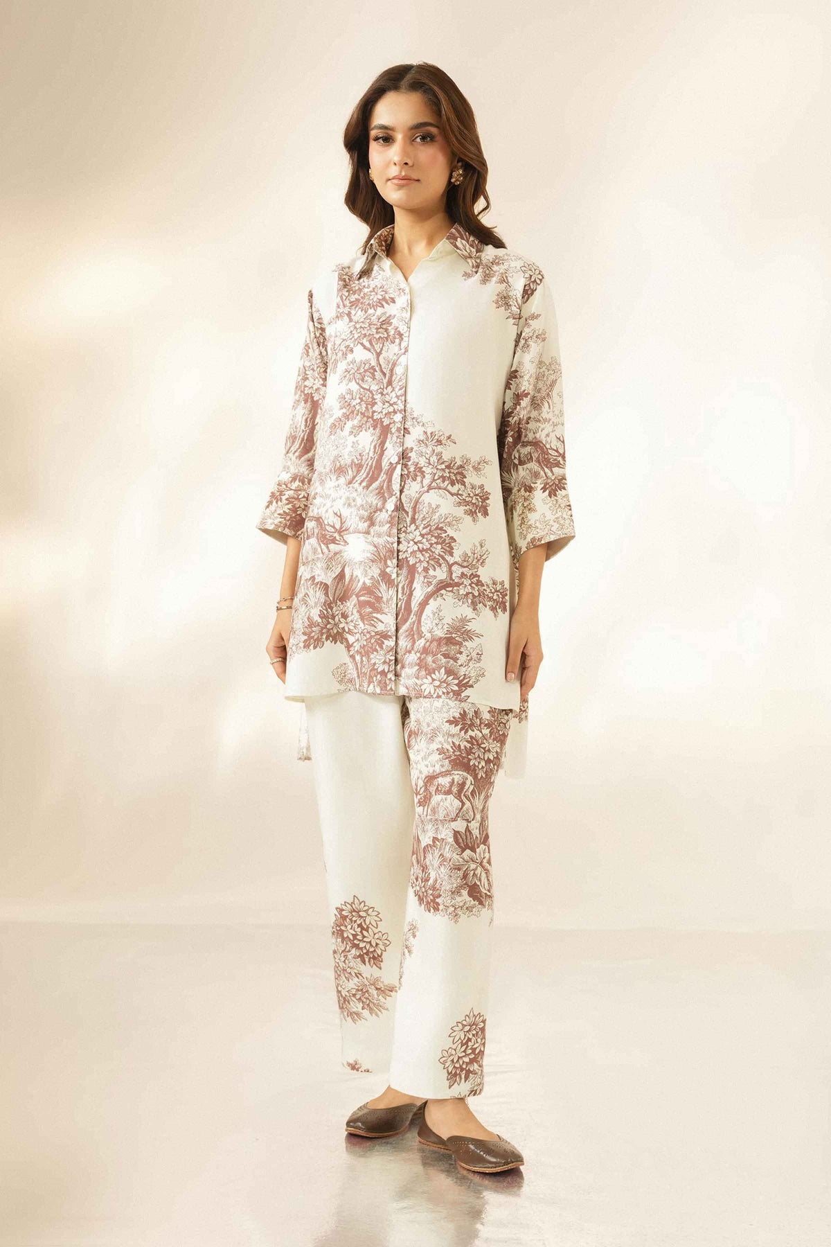 2 Piece - Printed Loungewear - ST2STE-LNG26WV2-10 for, - Pret Collection | Nishat | Shop Online 