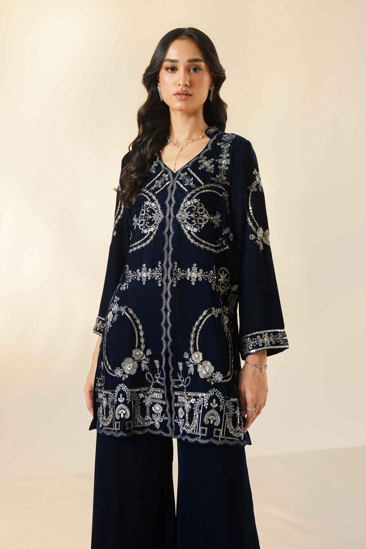 2 Piece - Embroidered Suit - ST2STE-LUXE26WV1-2 for, - Pret Collection | Nishat | Shop Online 