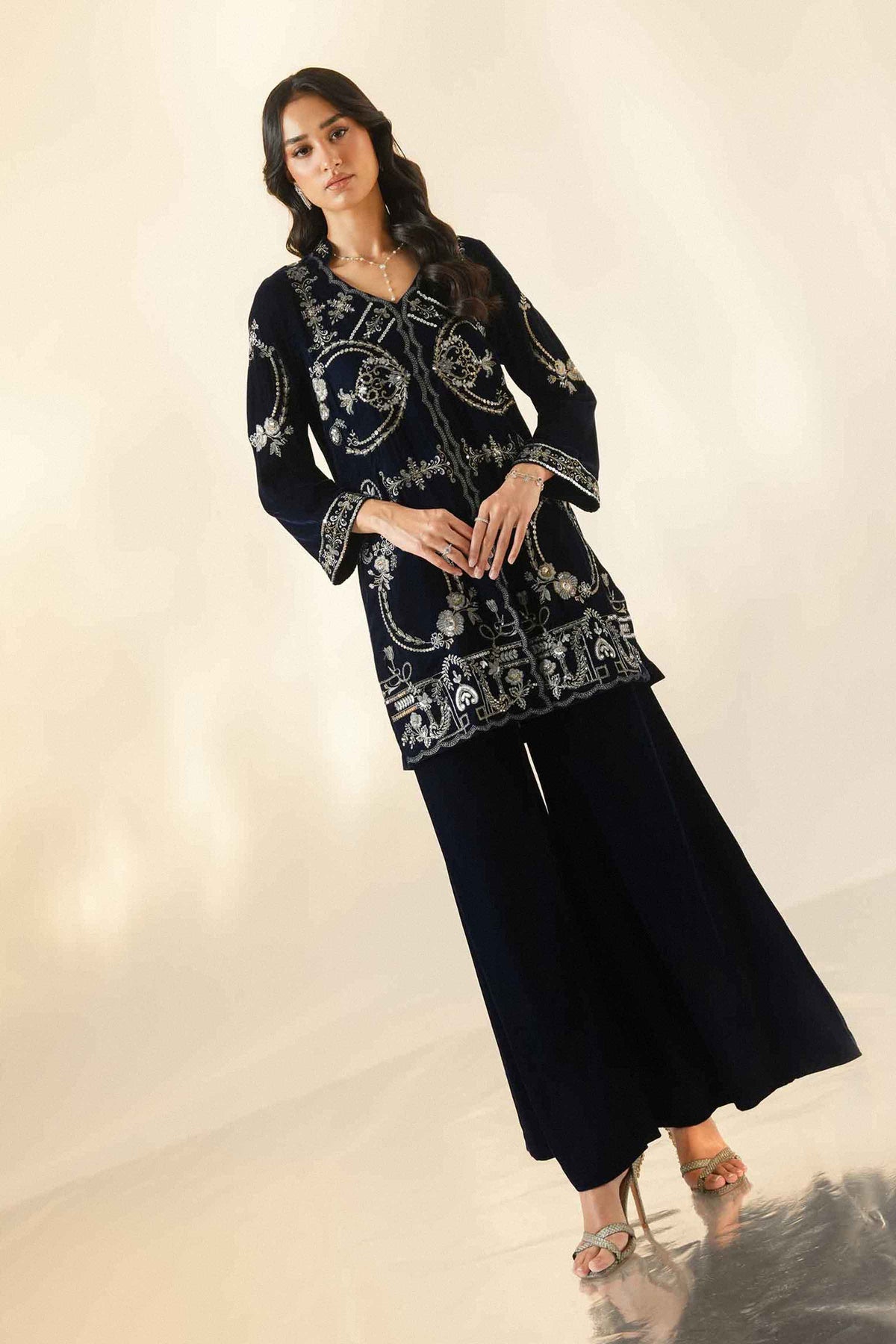 2 Piece - Embroidered Suit - ST2STE-LUXE26WV1-2 for, - Pret Collection | Nishat | Shop Online 