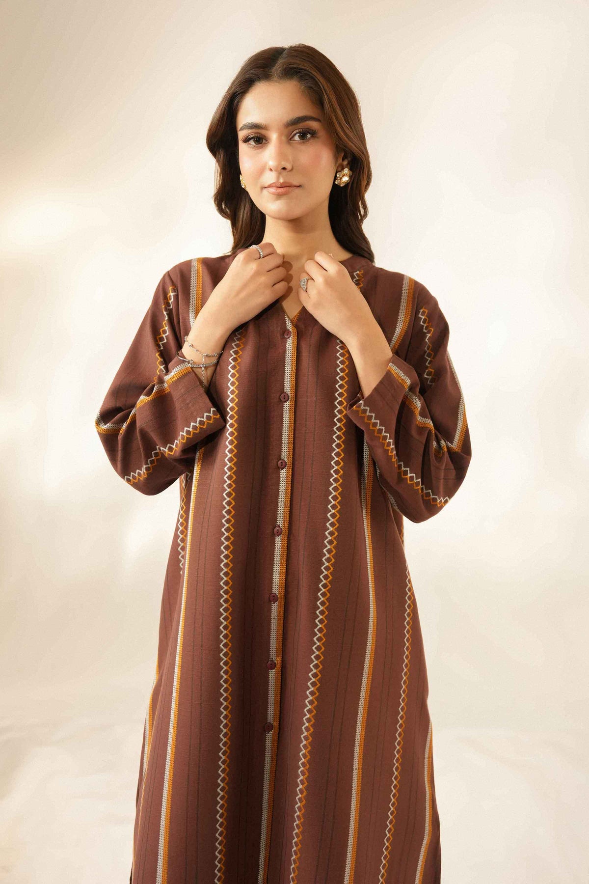 2 Piece - Embroidered Suit - ST2STE-LUXE26WV1-23 for, - Pret Collection | Nishat | Shop Online 
