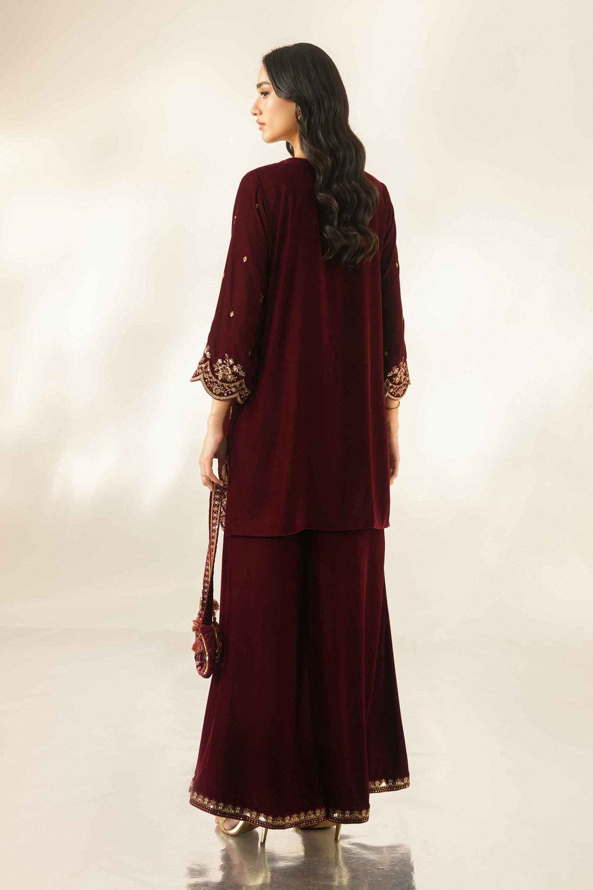 2 Piece - Embroidered Suit - ST2STE-LUXE26WV2-45 for, - Pret Collection | Nishat | Shop Online 