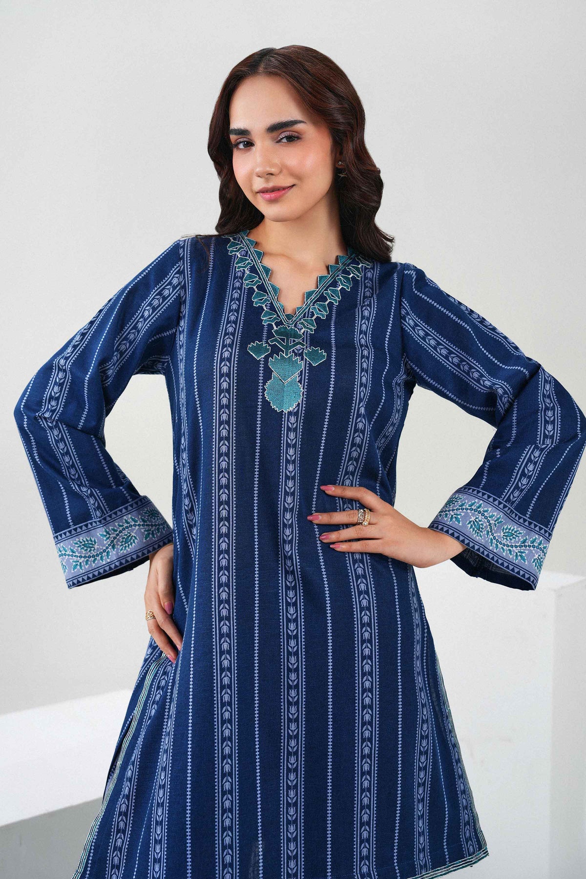 2 Piece - Printed Embroidered Suit - ST2STE-PRET26WV1-3 for, - Pret Collection | Nishat | Shop Online 