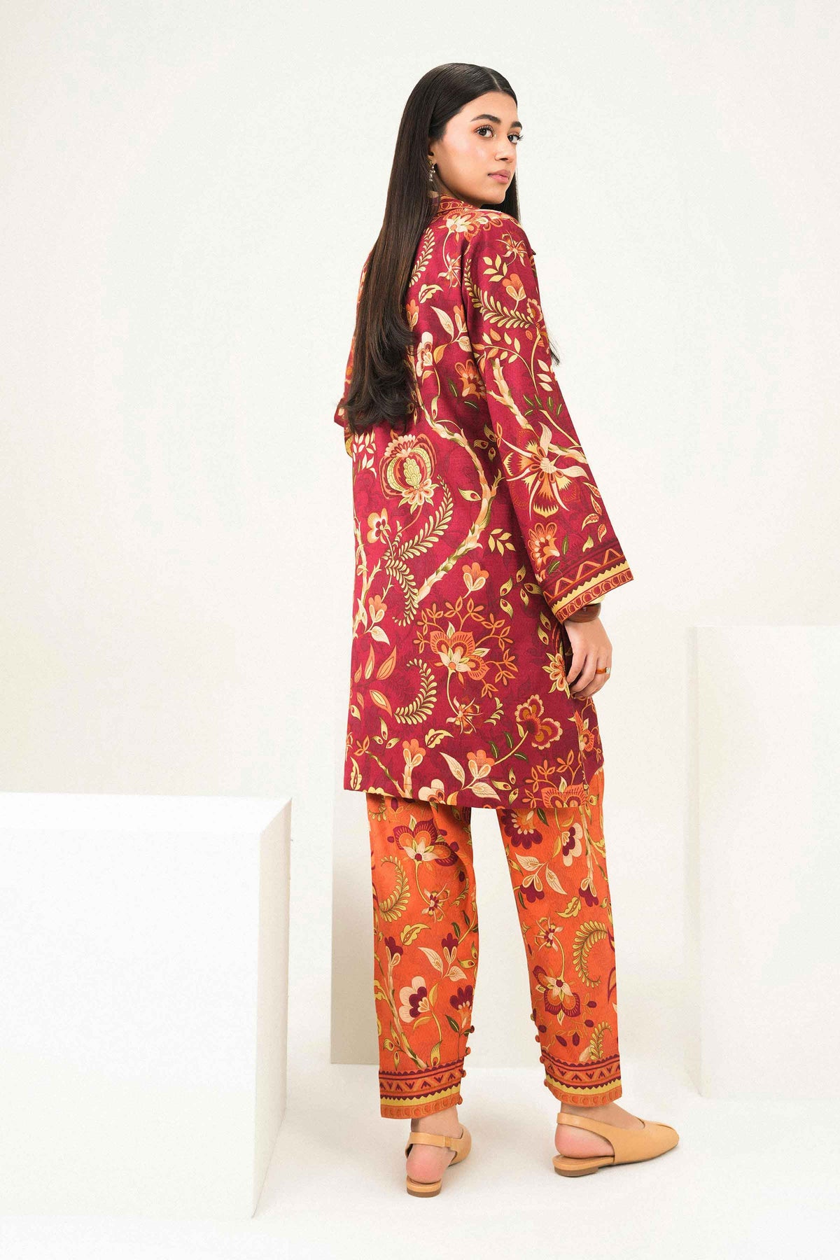 2 Piece - Printed Embroidered Suit - ST2STE-PRET26WV1-7 for, - Pret Collection | Nishat | Shop Online 