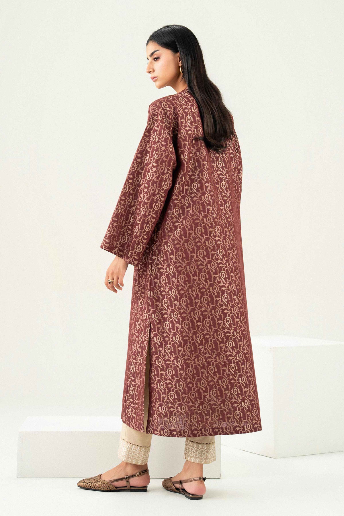 2 Piece - Embroidered Suit - ST2STE-PRET26WV2-11   (trouser fab mis) for, - Pret Collection | Nishat | Shop Online 