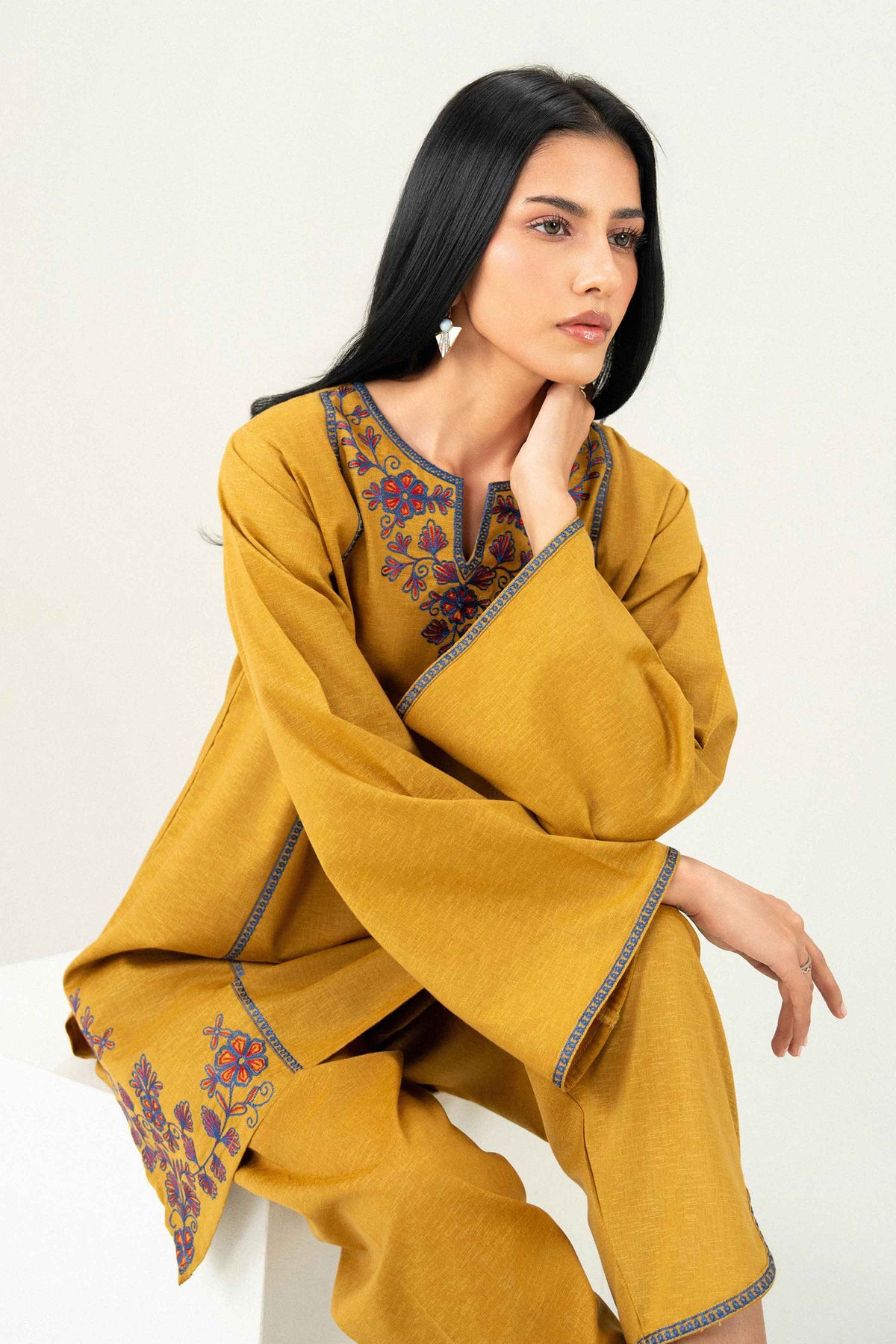 2 Piece - Embroidered Suit - ST2STE-PRET26WV2-17