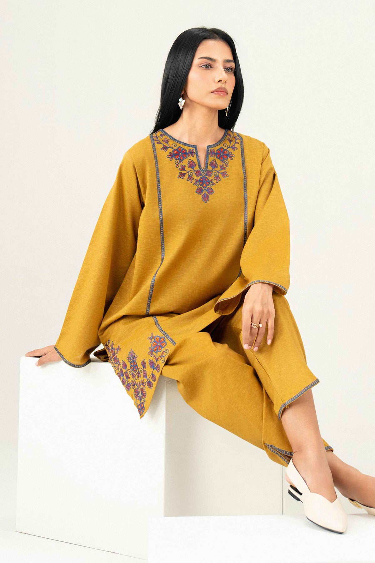 2 Piece - Embroidered Suit - ST2STE-PRET26WV2-17