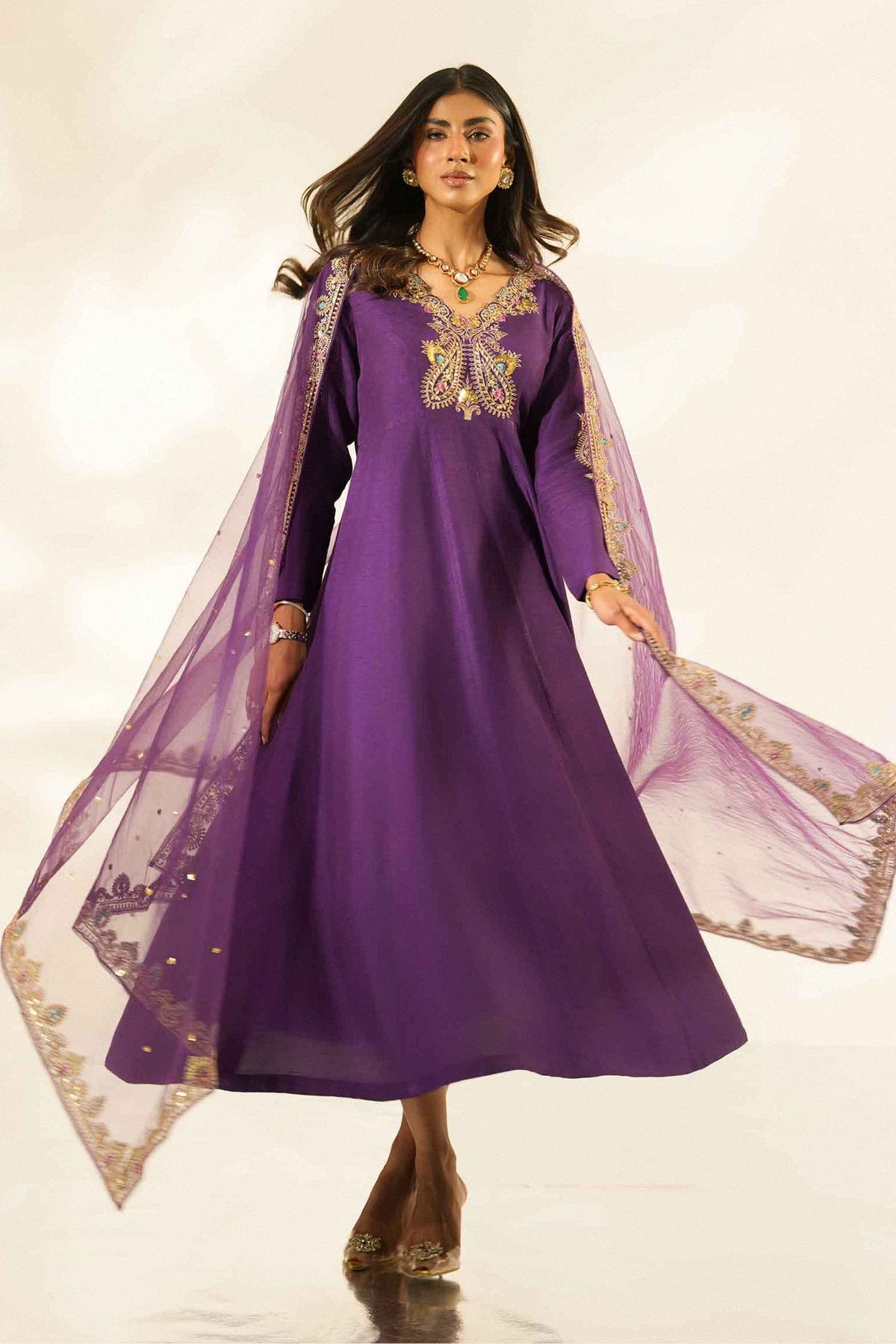 2 Piece - Embroidered Suit - ST3DDE-LUXE26WV2-1 for Women -  Luxury Pret Collection | Nishat UAE | Shop Online