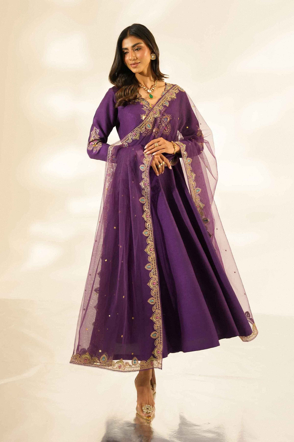 2 Piece - Embroidered Suit - ST3DDE-LUXE26WV2-1 for Women -  Luxury Pret Collection | Nishat UAE | Shop Online