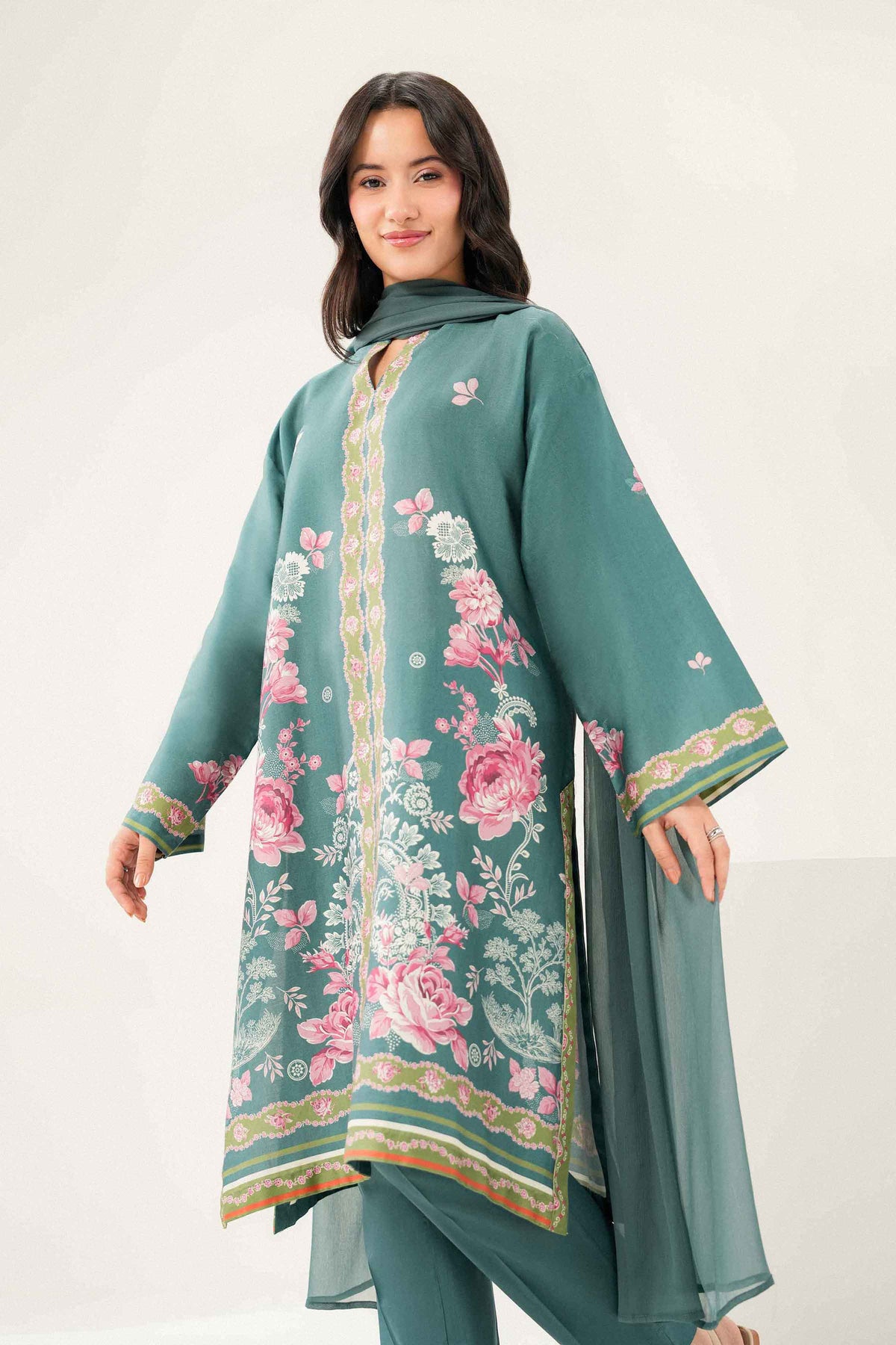 3 Piece - Printed Suit - ST3P-PRET26WV1-4 for Women - Pret Collection | Nishat UAE | Shop Online