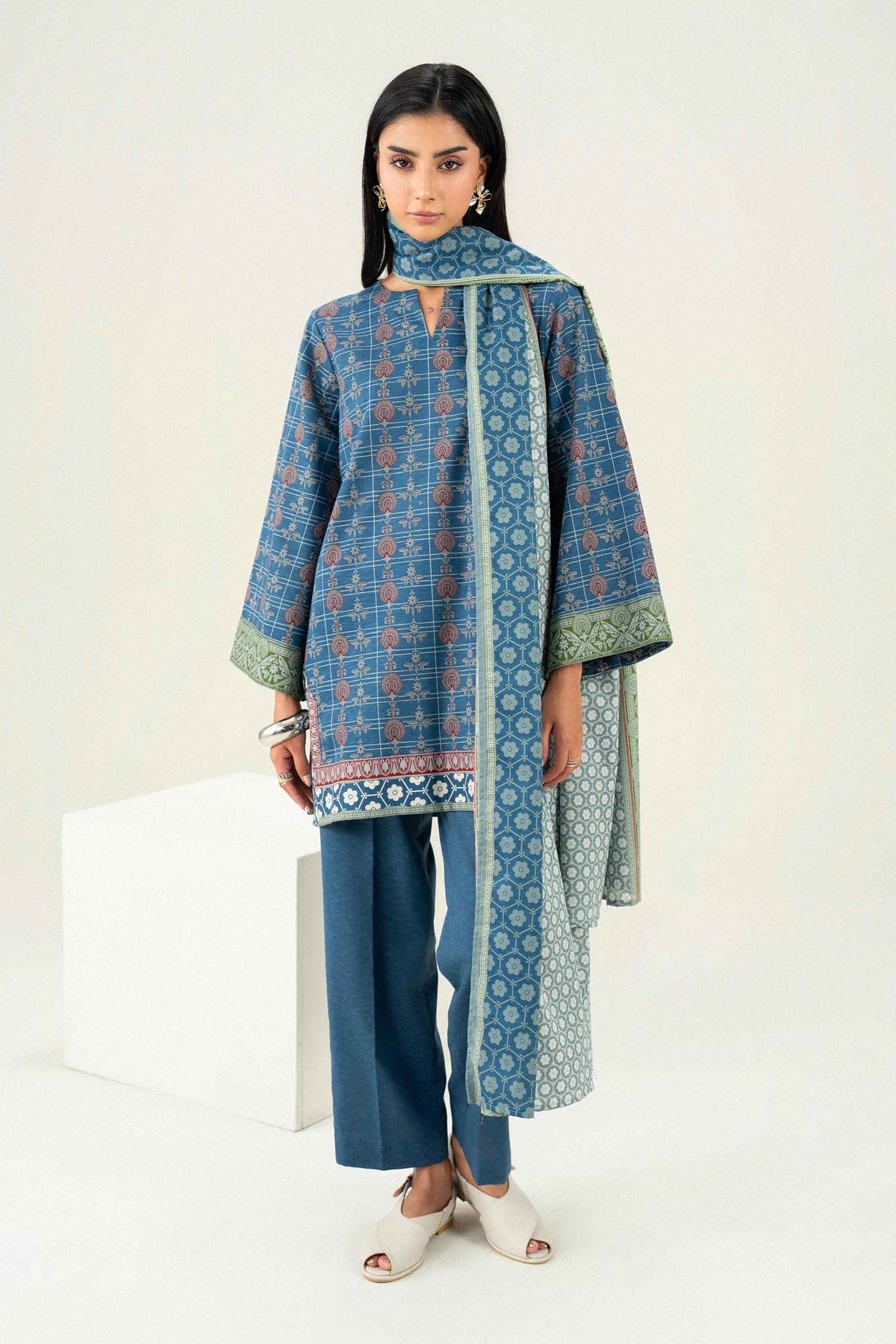 3 Piece - Printed Suit - ST3P-PRET26WV1-7
