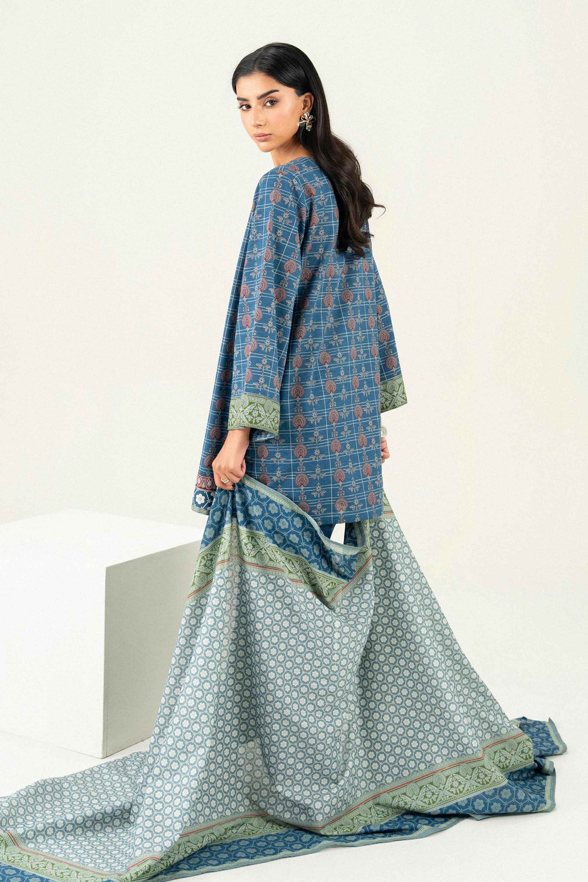 3 Piece - Printed Suit - ST3P-PRET26WV1-7