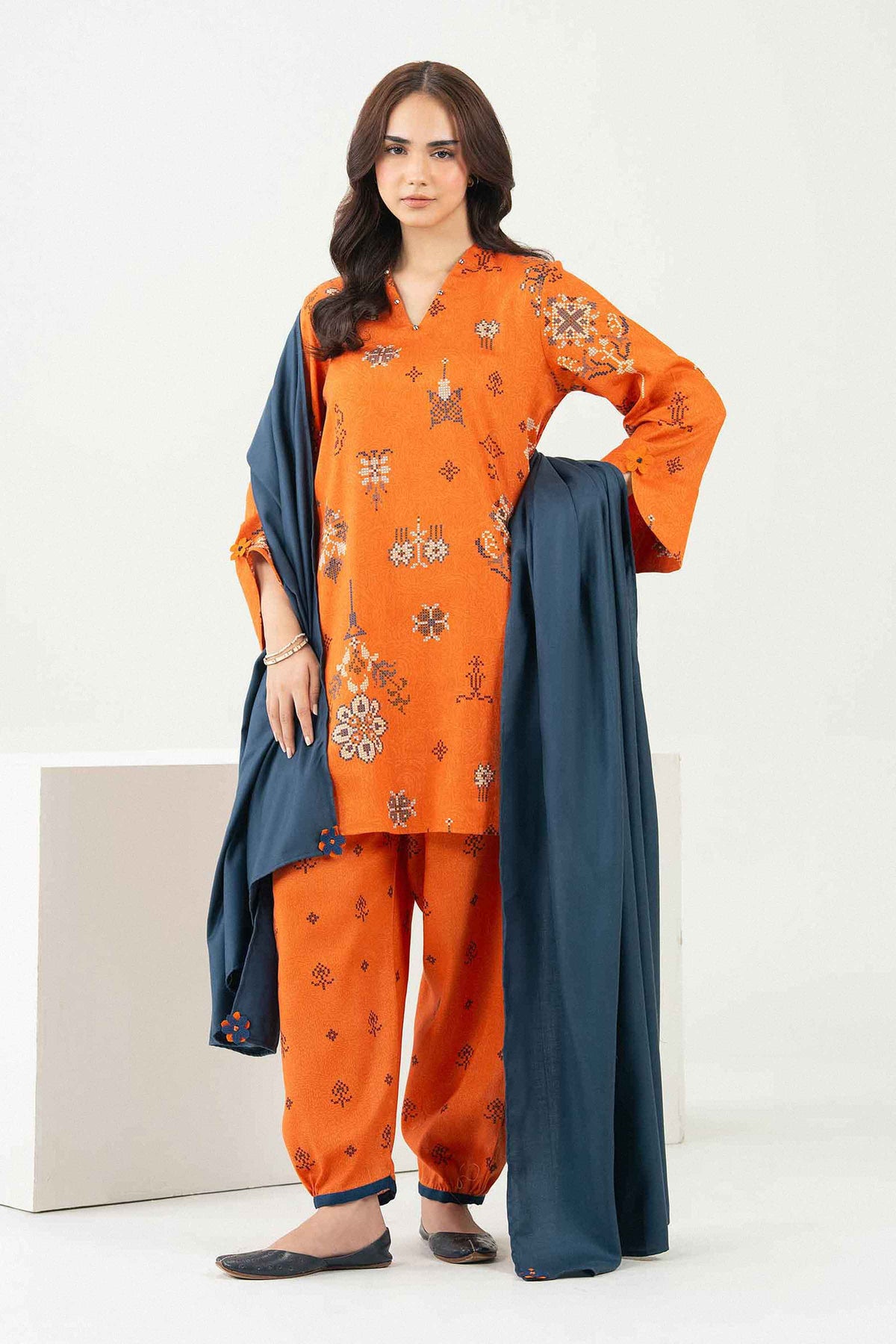 3 Piece - Printed Suit - ST3P-PRET26WV2-14-for Women -  Pret Collection | Nishat UAE | Shop Online 