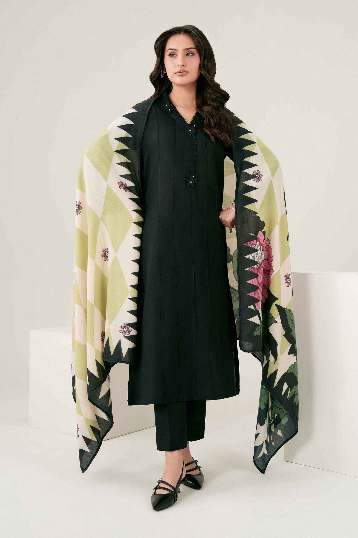 3 Piece - Printed Suit - ST3P-PRET26WV2-2 for Women - Pret Collection | Nishat UAE | Shop Online