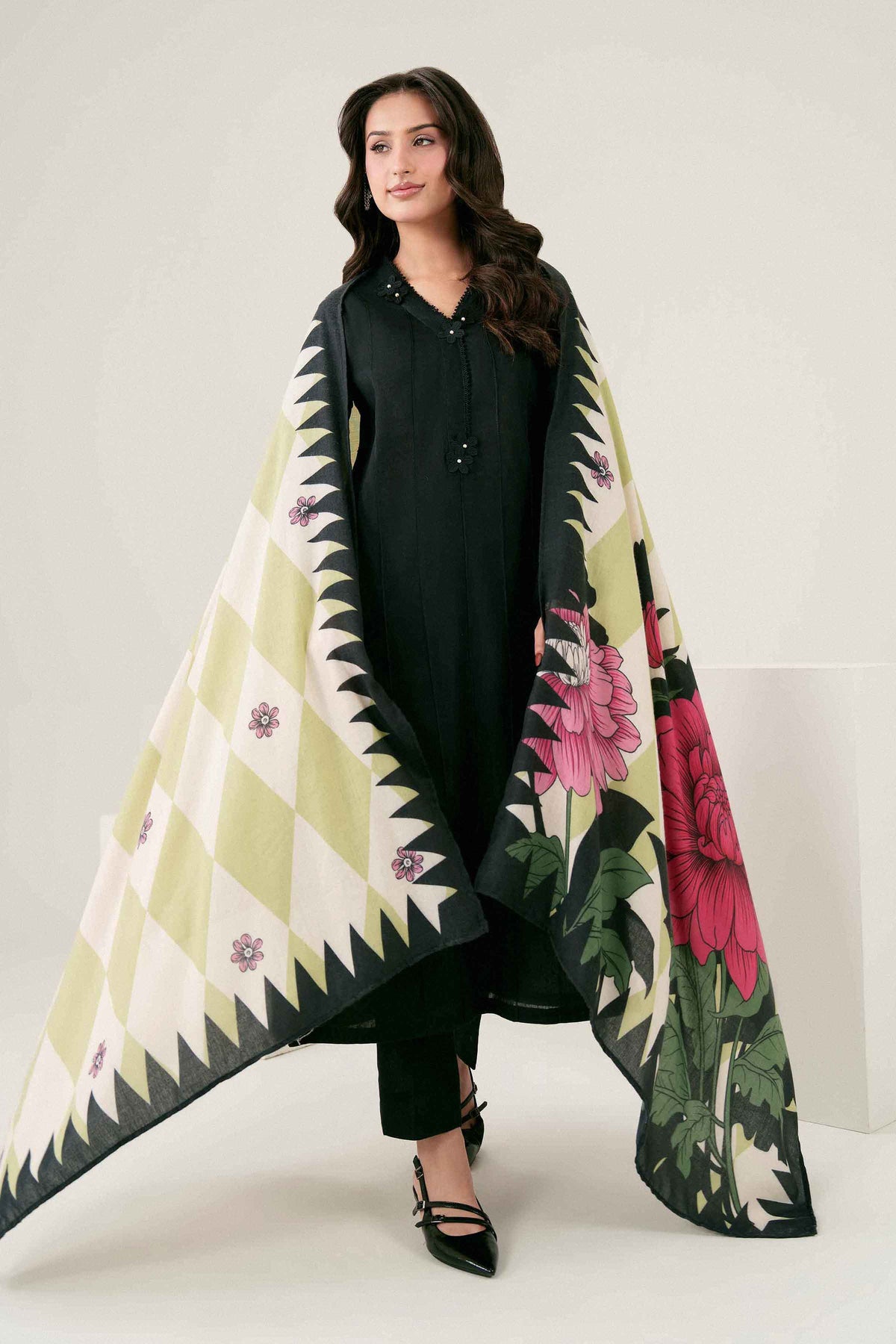 3 Piece - Printed Suit - ST3P-PRET26WV2-2 for Women - Pret Collection | Nishat UAE | Shop Online