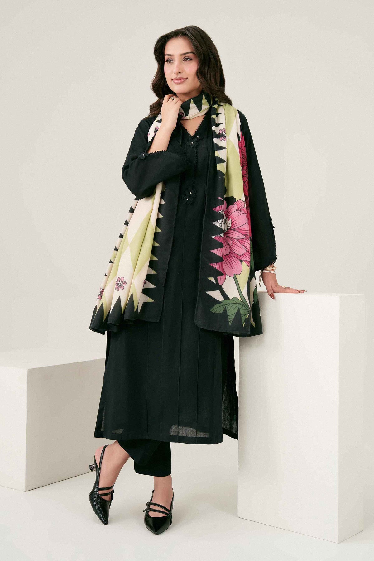 3 Piece - Printed Suit - ST3P-PRET26WV2-2 for Women - Pret Collection | Nishat UAE | Shop Online