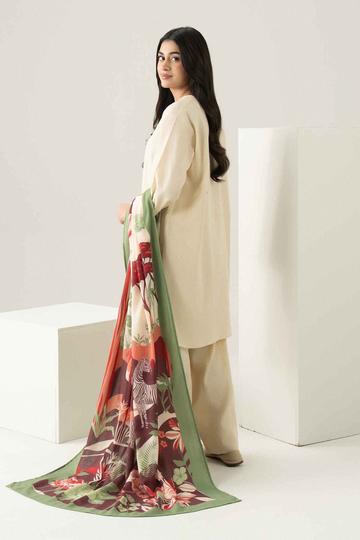 3 Piece - Printed Suit - ST3P-PRET26WV2-3 for Women - Pret Collection | Nishat UAE | Shop Online