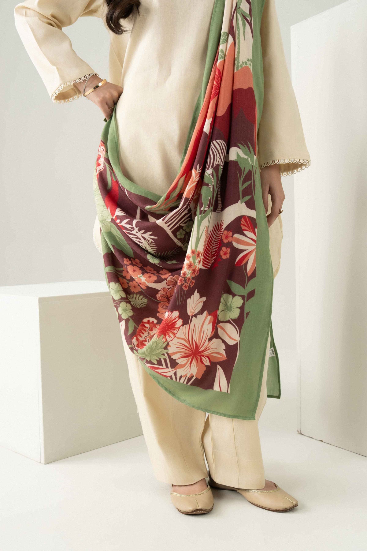 3 Piece - Printed Suit - ST3P-PRET26WV2-3 for Women - Pret Collection | Nishat UAE | Shop Online