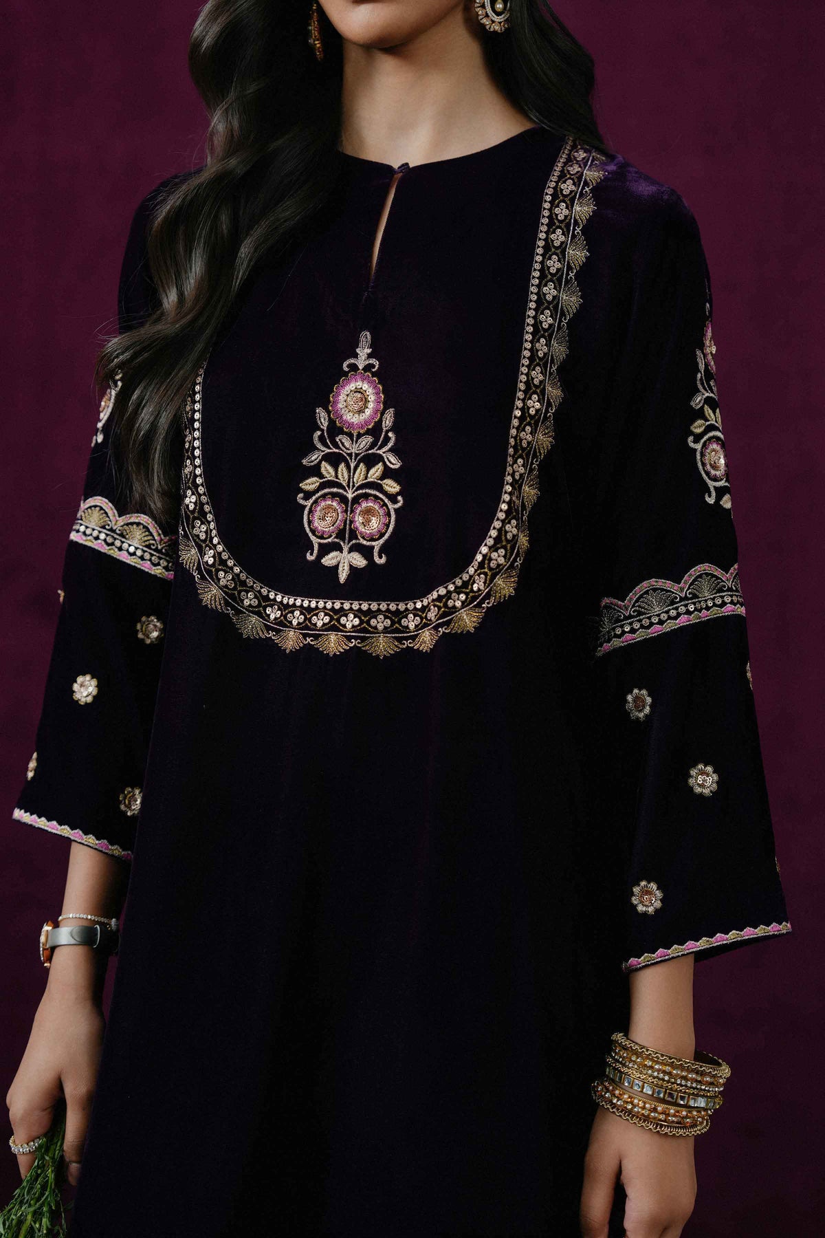 3 PIECE - EMBROIDERED SUIT - ST3PE-BOUT26WV2-16 for Women - Boutique Collection | Nishat UAE | Shop Online 