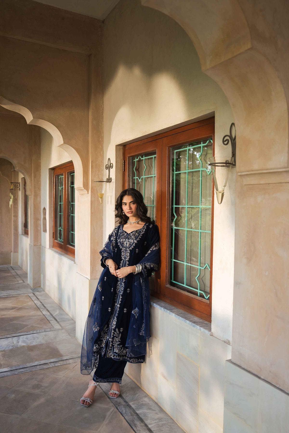 3 Piece - Embroidered Suit - ST3PE-LUXE26WV1-8