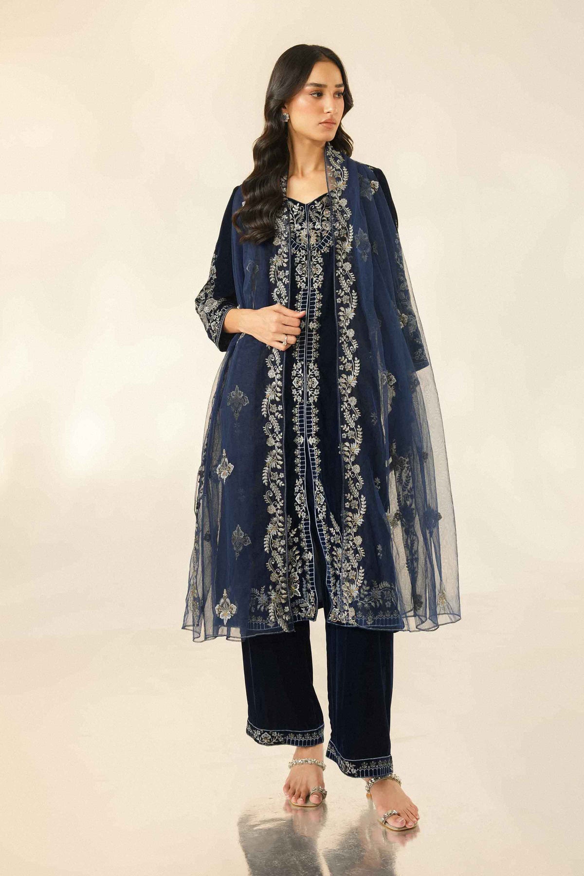 3 Piece - Embroidered Suit - ST3PE-LUXE26WV1-8 for, - Pret Collection | Nishat | Shop Online 