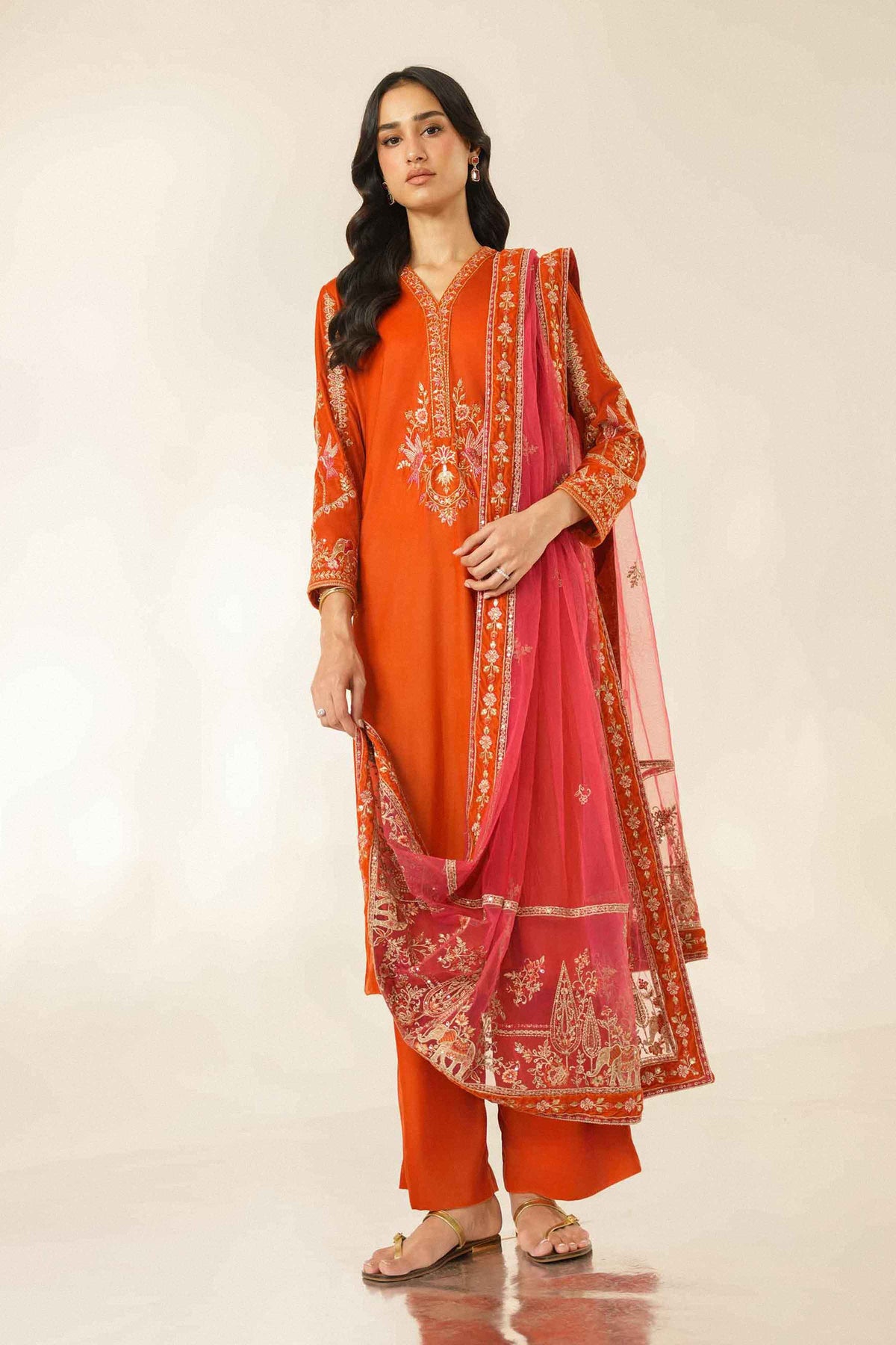 3 Piece - Embroidered Suit - ST3PE-LUXE26WV1-9 for, - Pret Collection | Nishat | Shop Online 
