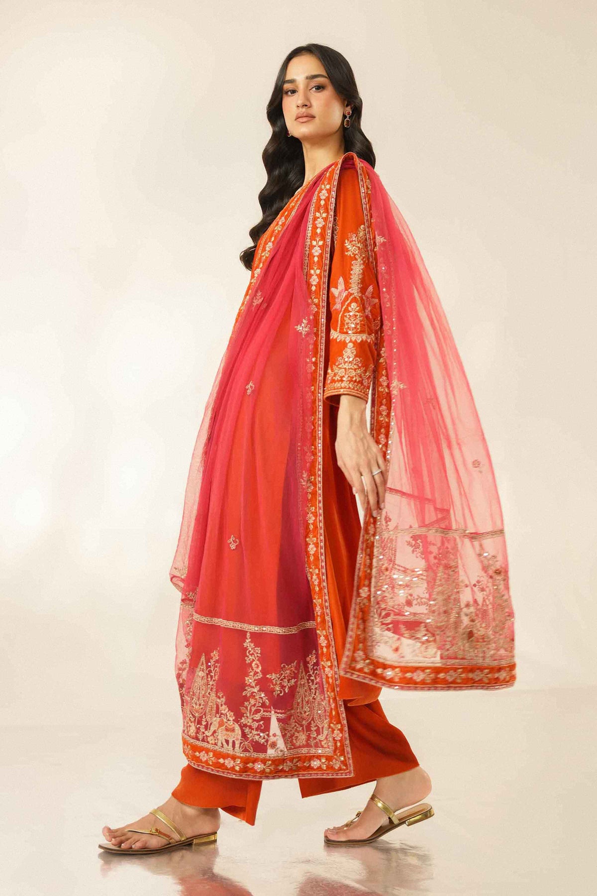 3 Piece - Embroidered Suit - ST3PE-LUXE26WV1-9 for, - Pret Collection | Nishat | Shop Online 