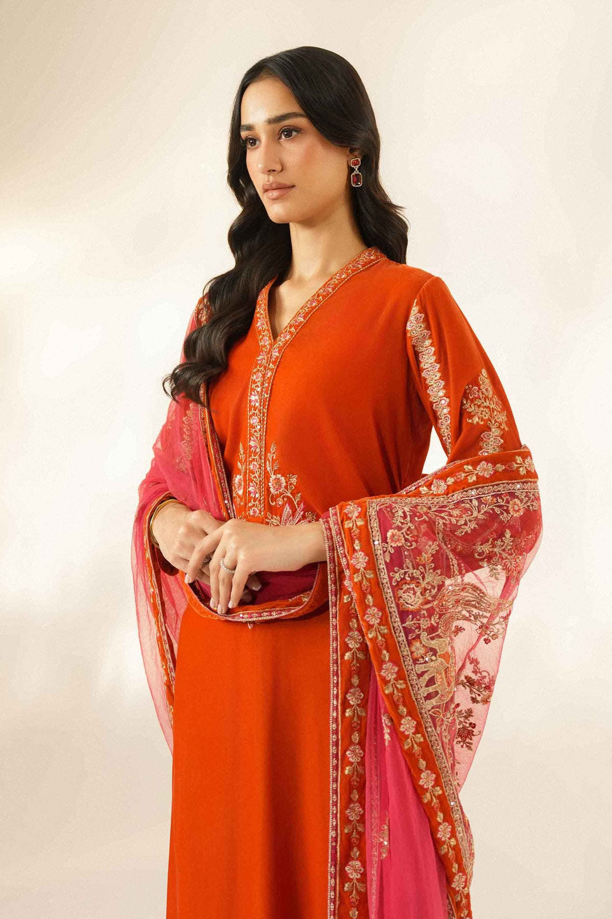 3 Piece - Embroidered Suit - ST3PE-LUXE26WV1-9 for, - Pret Collection | Nishat | Shop Online 