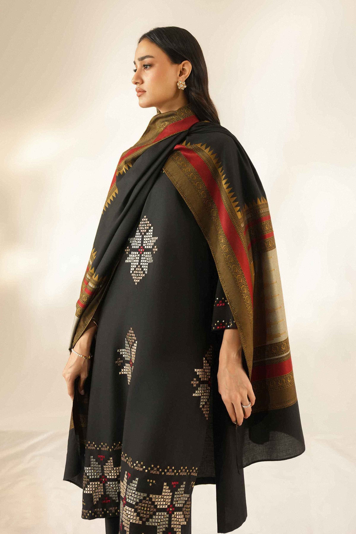 3 Piece - Embroidered Suit - ST3PE-LUXE26WV3-47 for, - Pret Collection | Nishat | Shop Online 