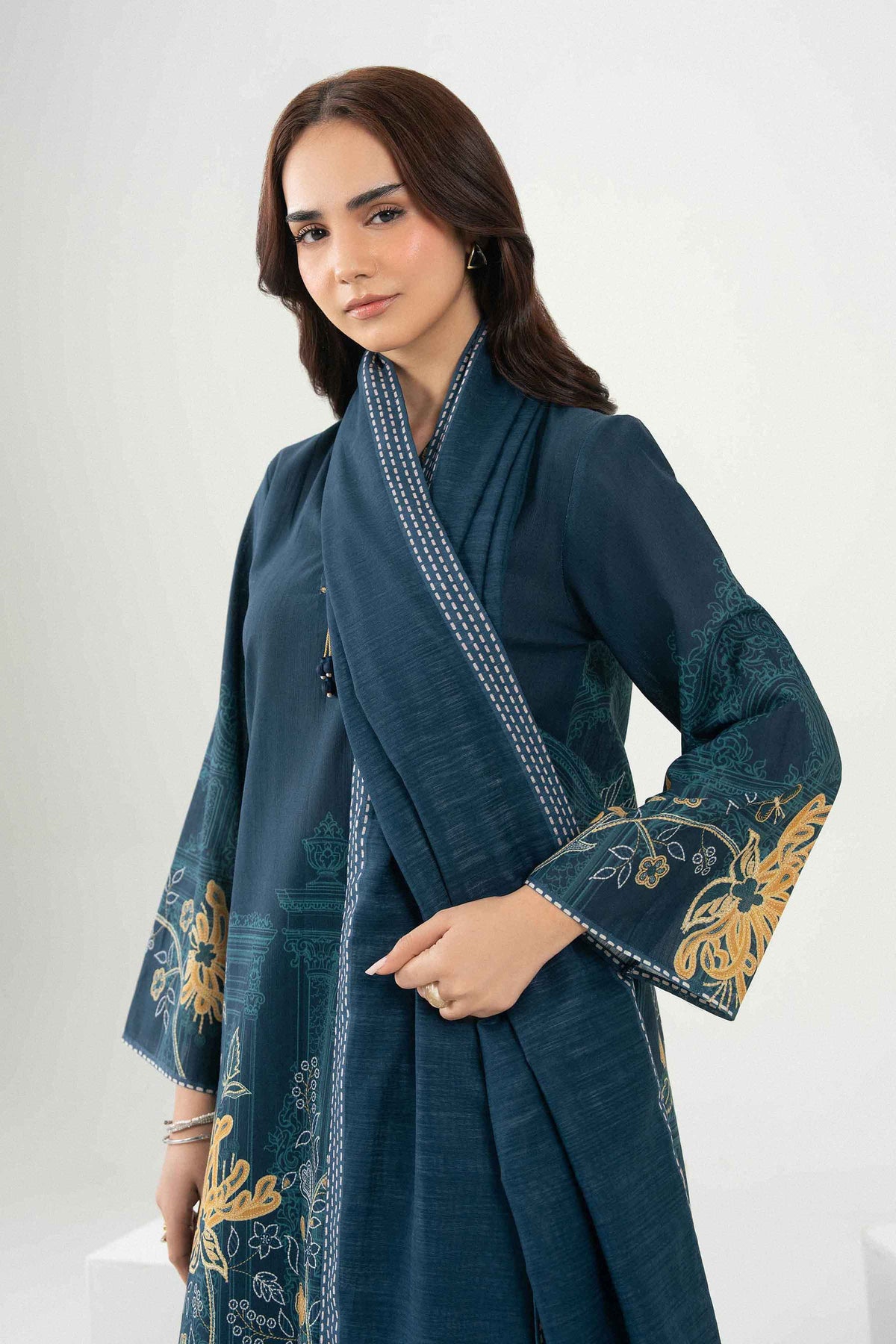 3 Piece - Printed Embroidered Suit - ST3PE-PRET26WV1-4-for Women -  Pret Collection | Nishat UAE | Shop Online 