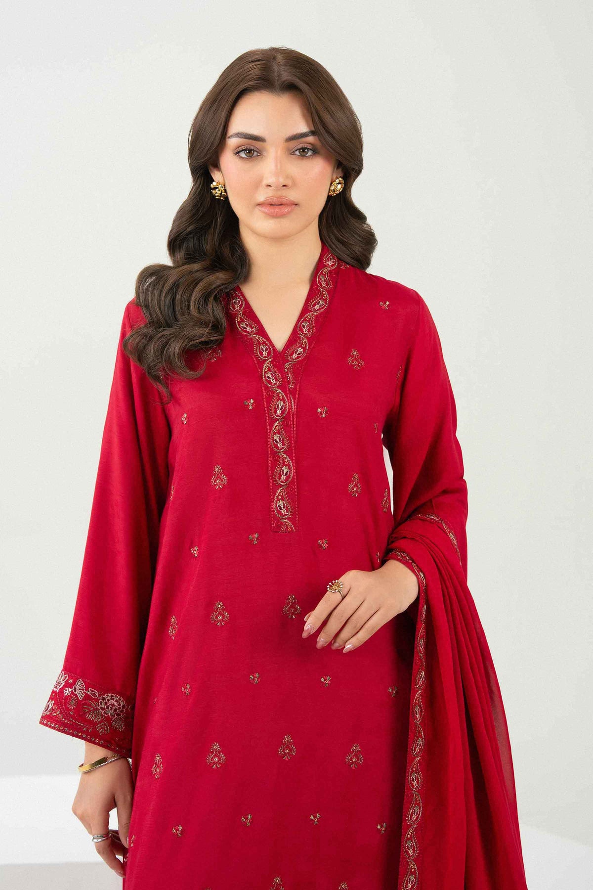 3 Piece - Embroidered Suit - ST3PE-PRET26WV2-10-for Women -  Pret Collection | Nishat UAE | Shop Online 