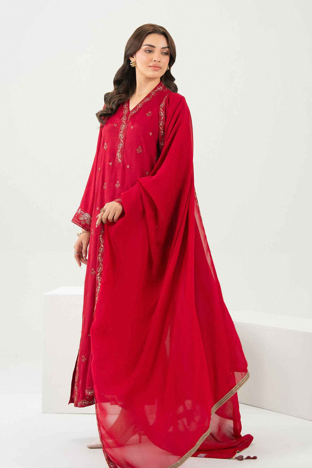 3 Piece - Embroidered Suit - ST3PE-PRET26WV2-10-for Women -  Pret Collection | Nishat UAE | Shop Online 
