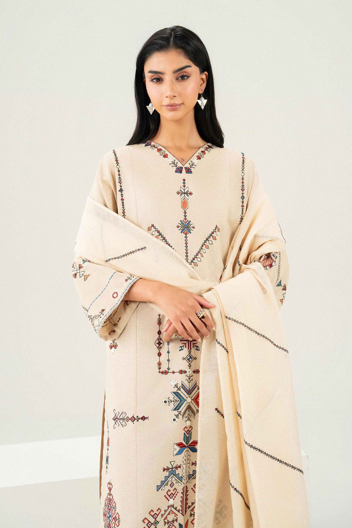 3 Piece - Embroidered Suit - ST3PE-PRET26WV2-29 for, - Pret Collection | Nishat | Shop Online 