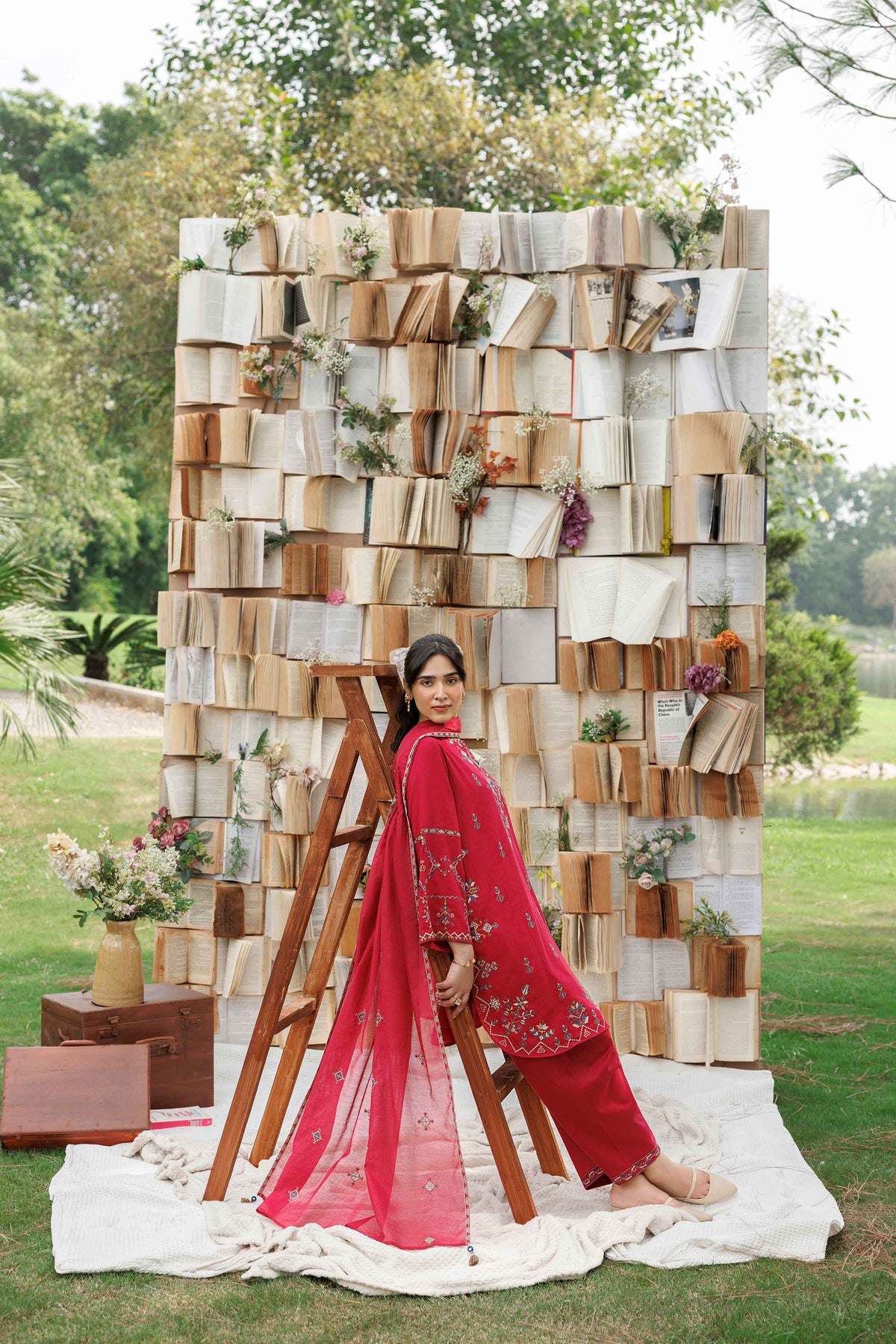 3 Piece - Embroidered Suit - ST3PE-PRET26WV2-30