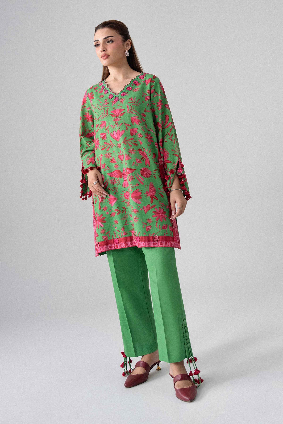 2 Piece - Printed Suit - U2ST-NISHA26WV1-13 for, - Unstitched Collection | Nishat | Shop Online