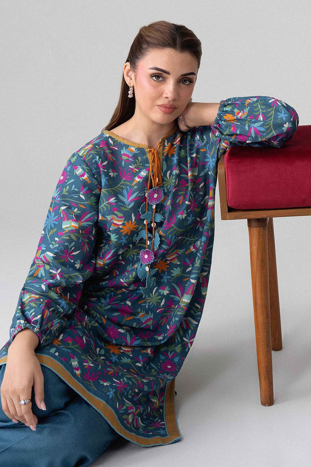 2 Piece - Printed Suit - U2ST-NISHA26WV1-15
