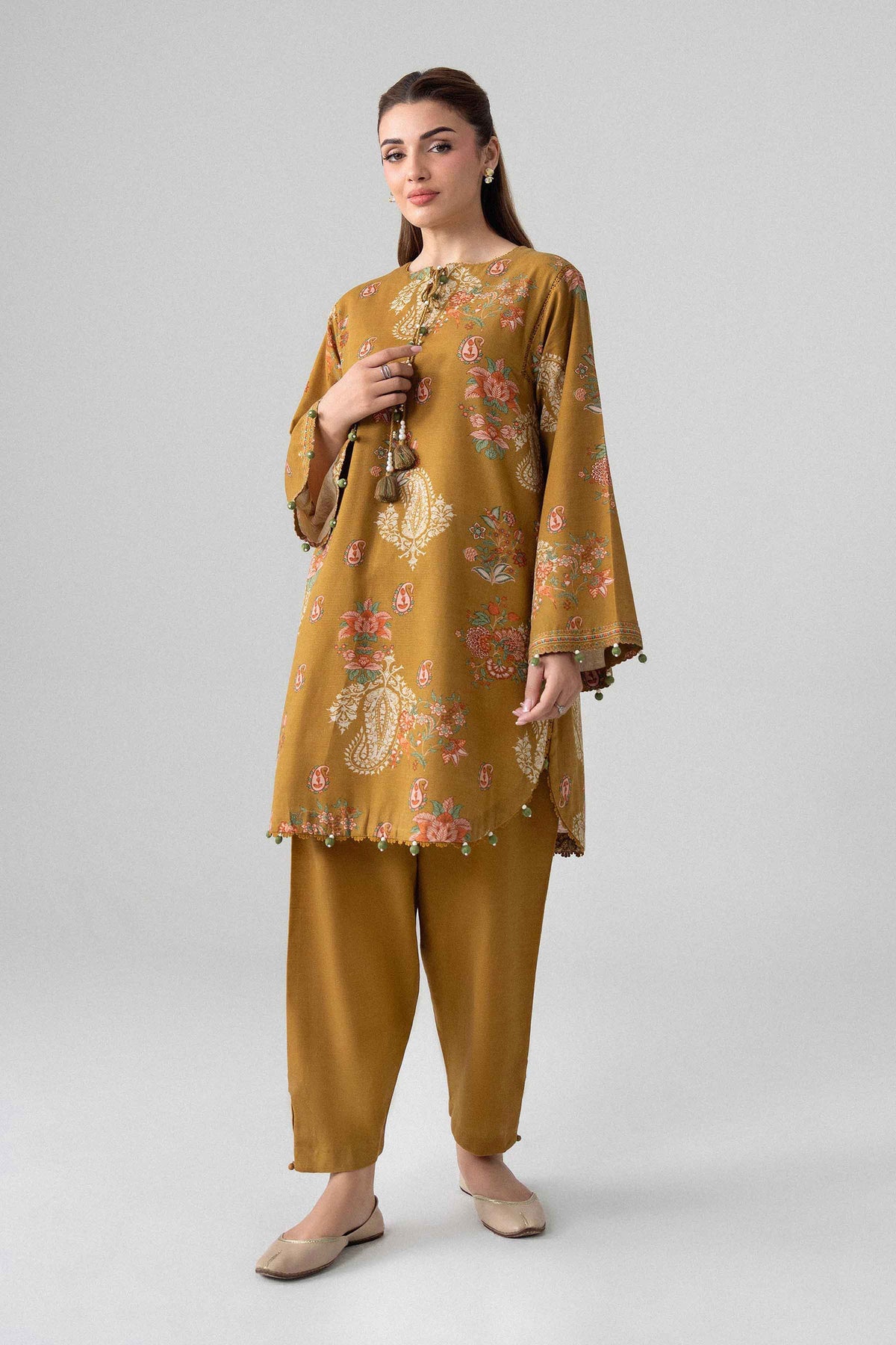 2 Piece - Printed Suit - U2ST-NISHA26WV1-18 for, - Unstitched Collection | Nishat | Shop Online
